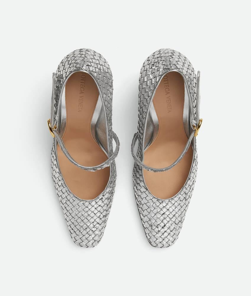 Women's Step Pump in Silver Product Image