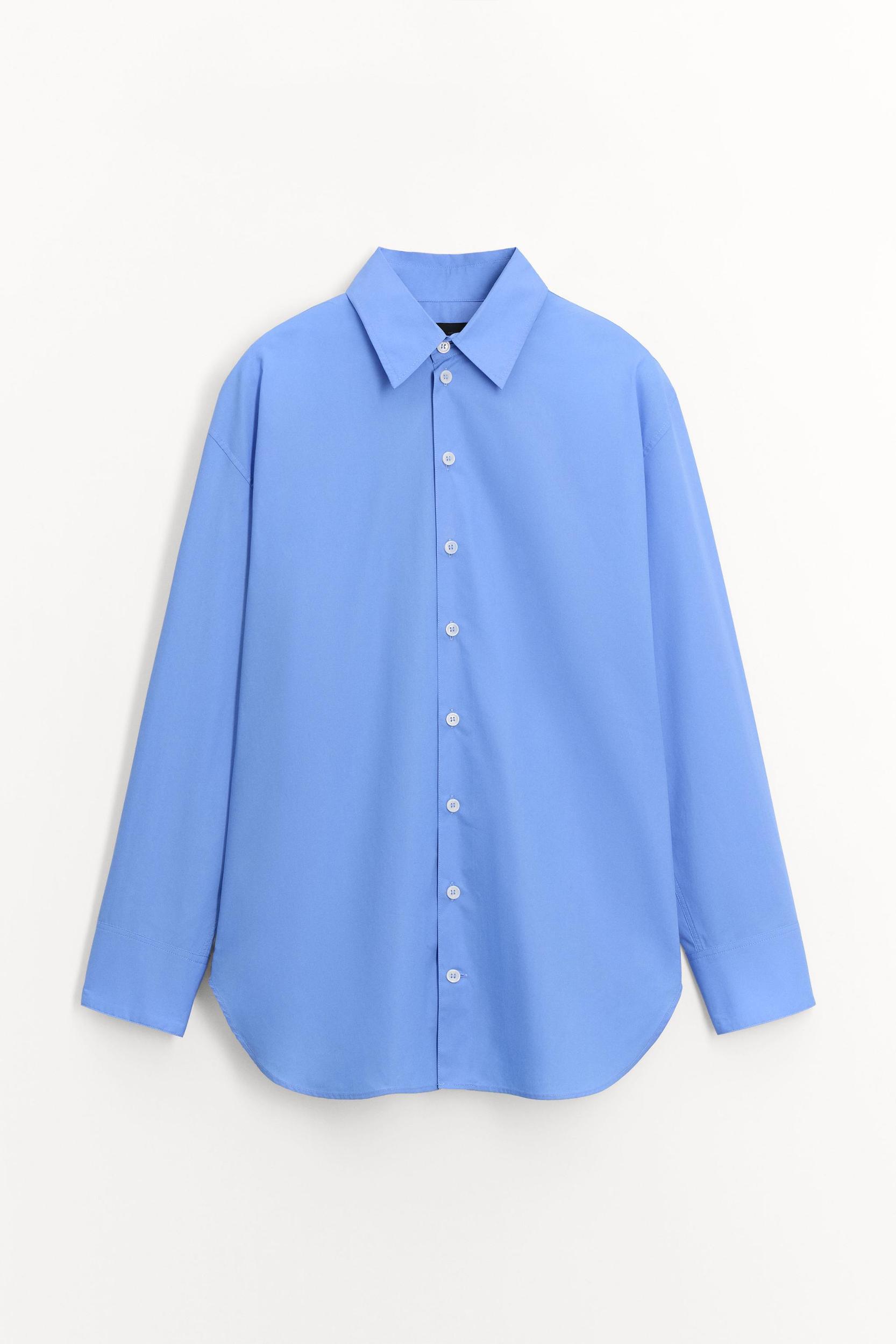 OVERSIZED POPLIN SHIRT ZW COLLECTION Product Image