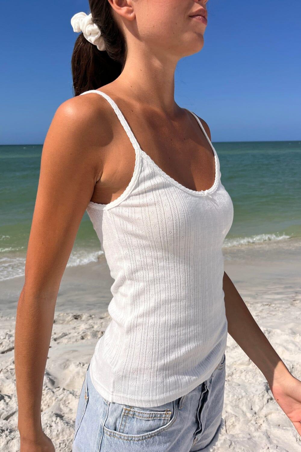 Skylar Ribbed Eyelet Tank Product Image