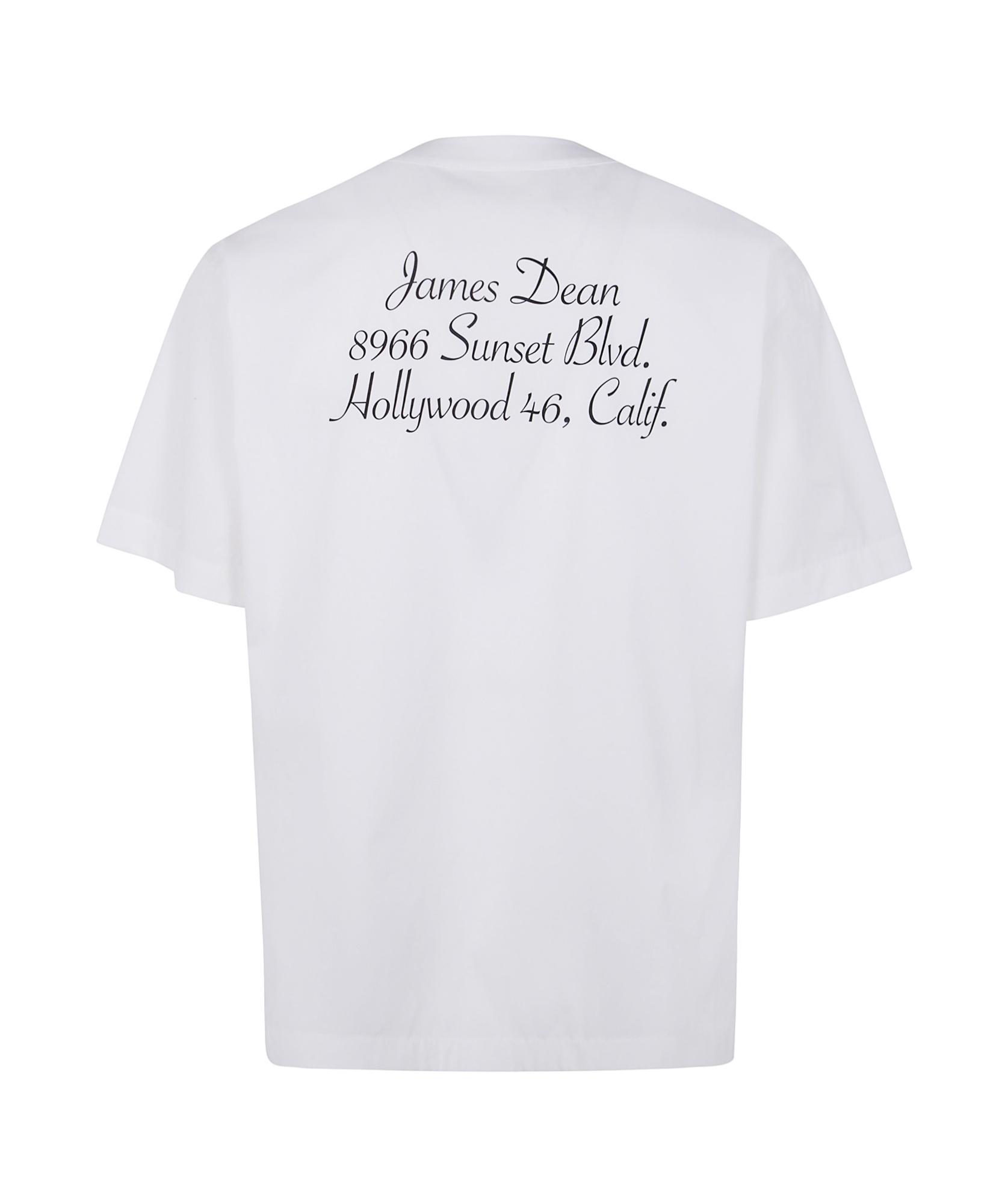 SACAI James Dean Cotton Popelin T-shirt Clothing In White Product Image