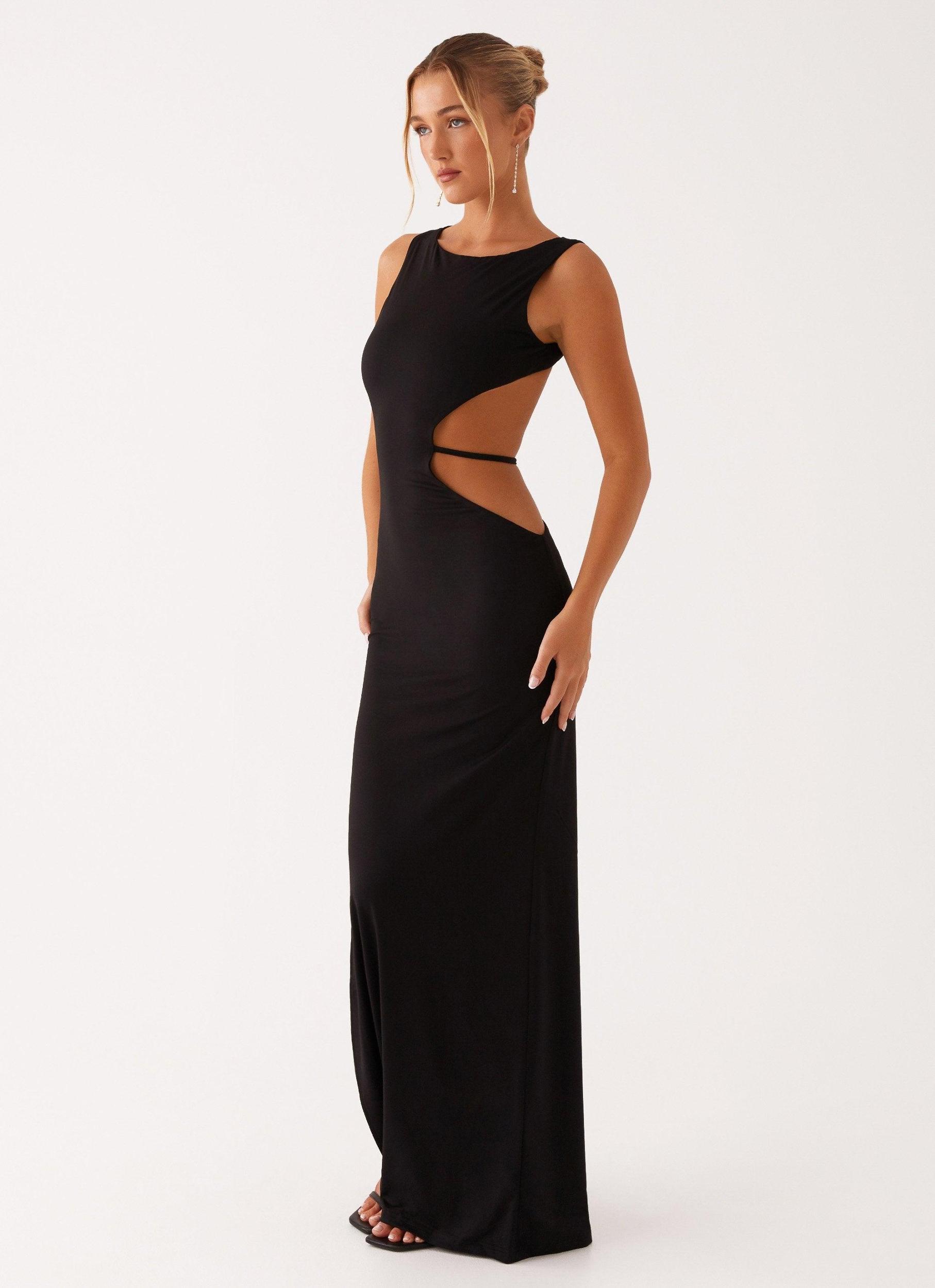 Sutton Maxi Dress - Black Product Image