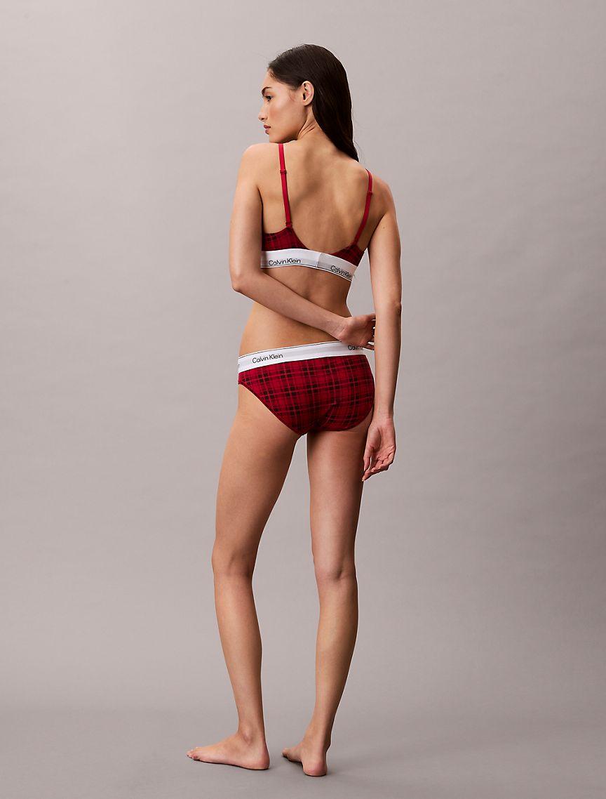 Icon Cotton Modal Lightly Lined Triangle Bralette Product Image