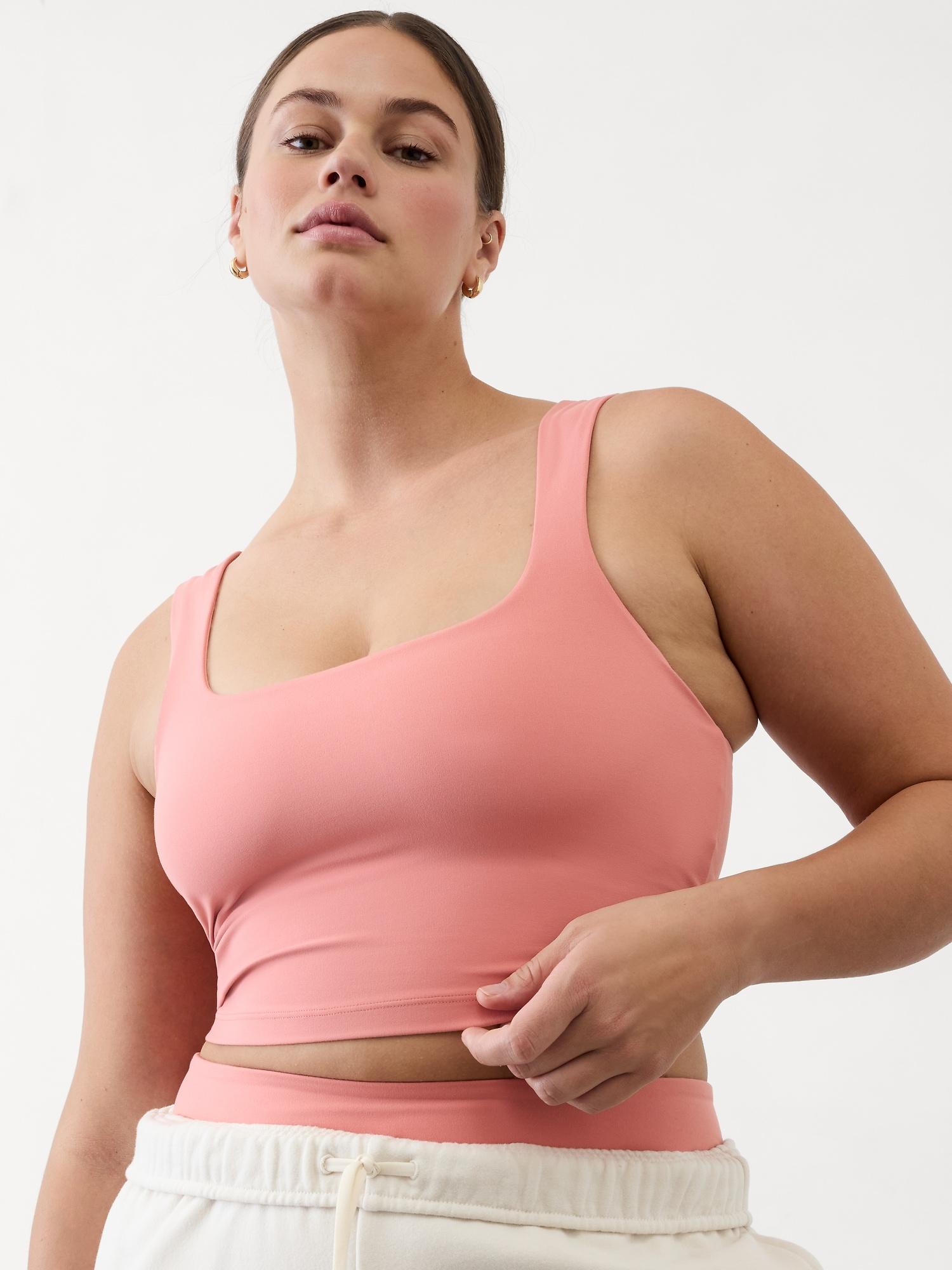 Transcend Square Neck Crop Sports Bra A-C Product Image