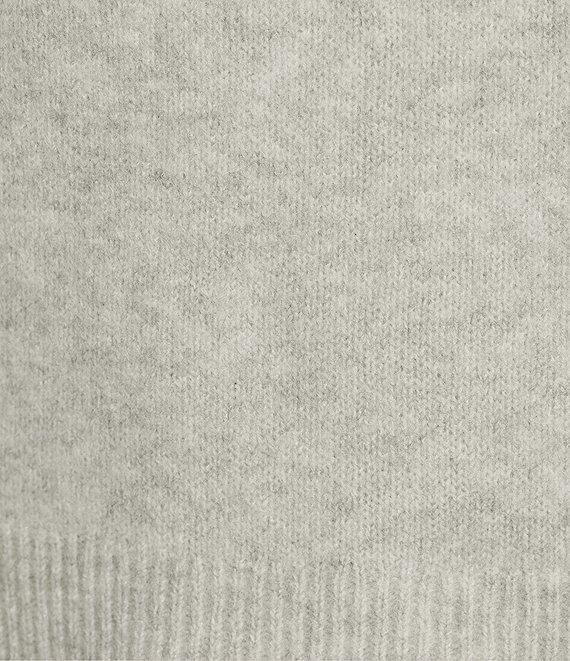 Lucky Brand Cloud Knit Notch V-Neck Short Sleeve Sweater Product Image