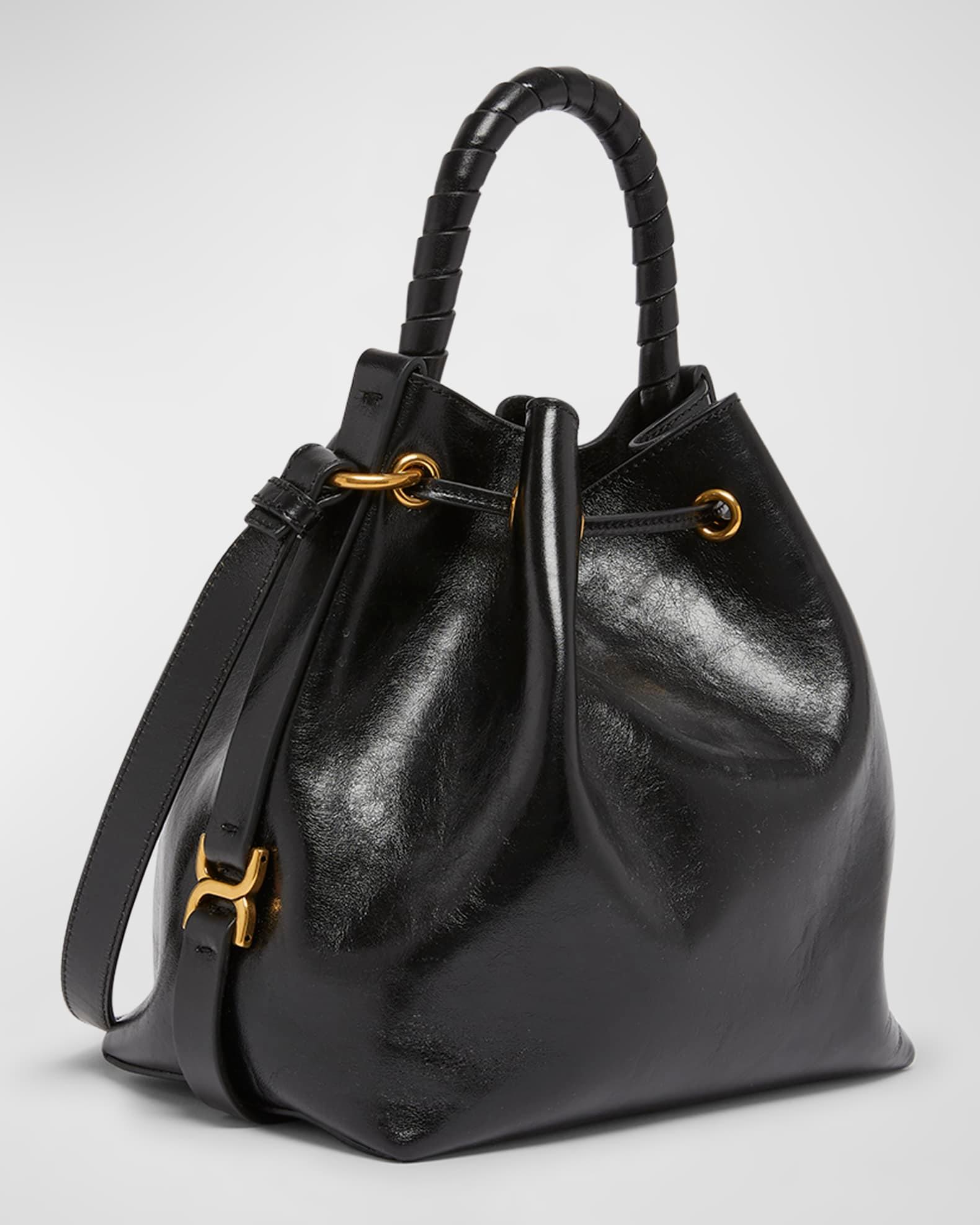 Marcie Bucket Bag in Shiny Calfskin Product Image