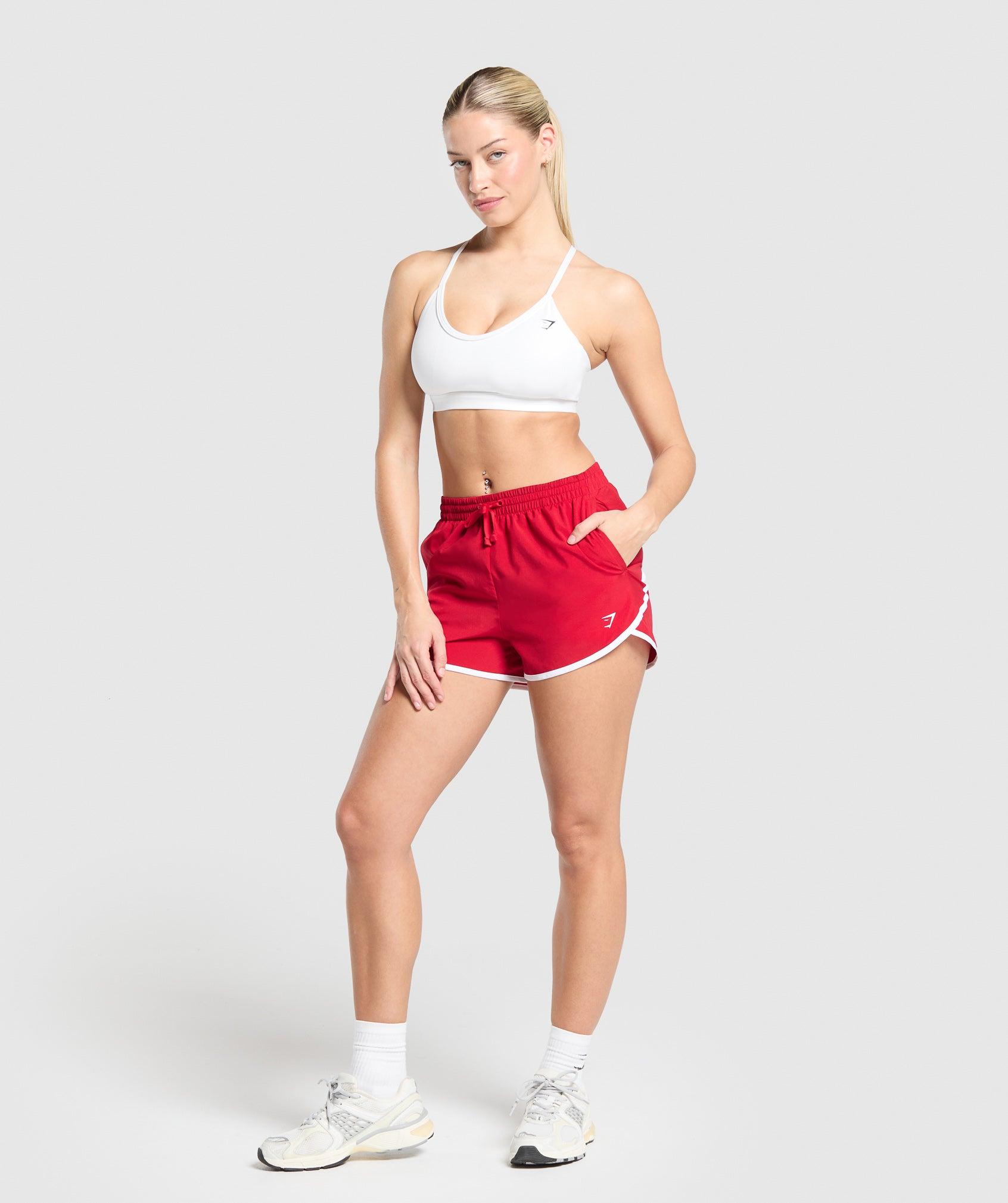 Gymshark Training Contrast Loose Shorts 2.5" - Carmine Red Female Product Image