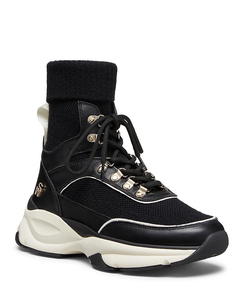Womens Hiker Leather High-Top Sneakers Product Image