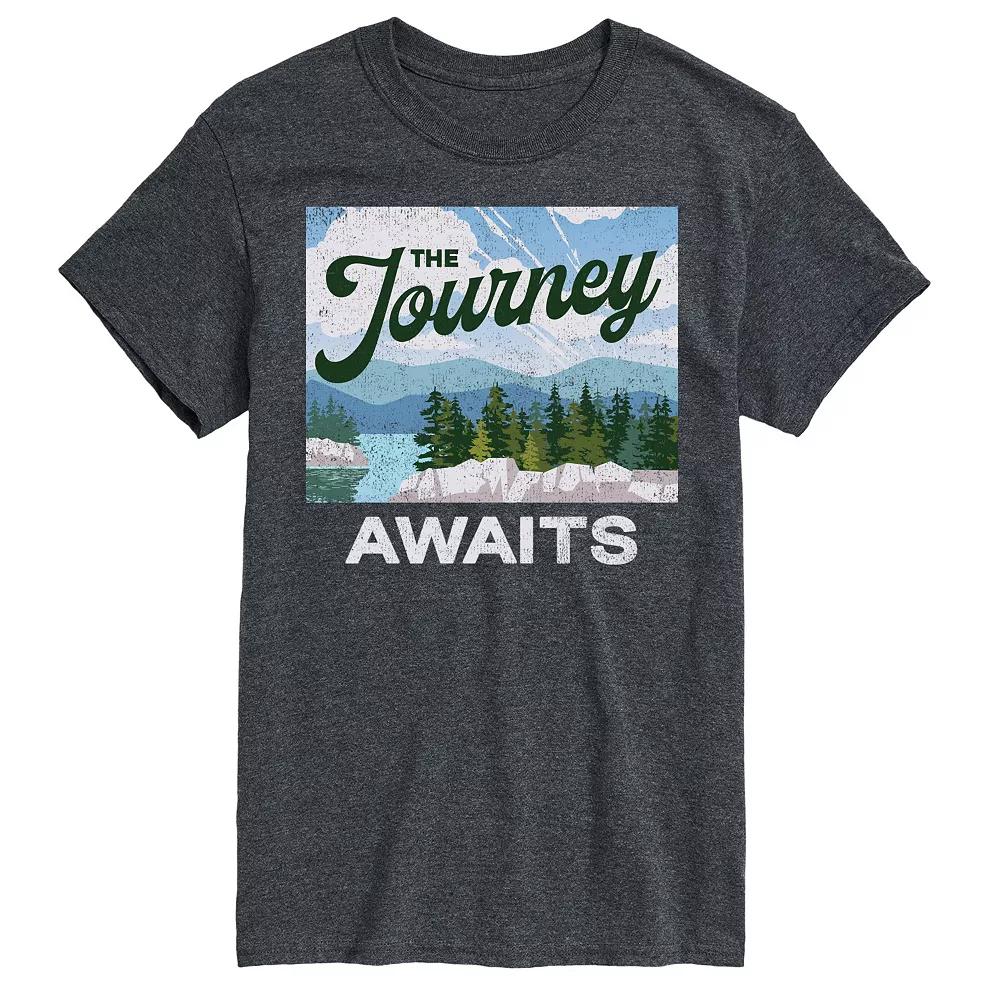 Big & Tall The Journey Awaits Tee, Men's,  Product Image