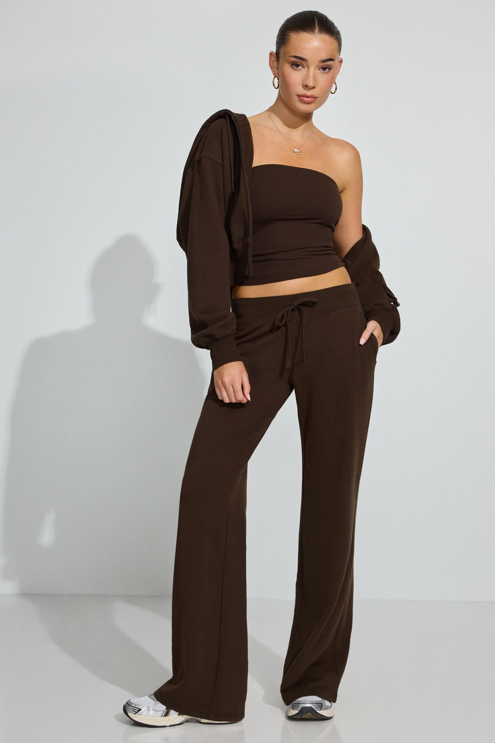 Stretch Terry Bootcut Pants Product Image