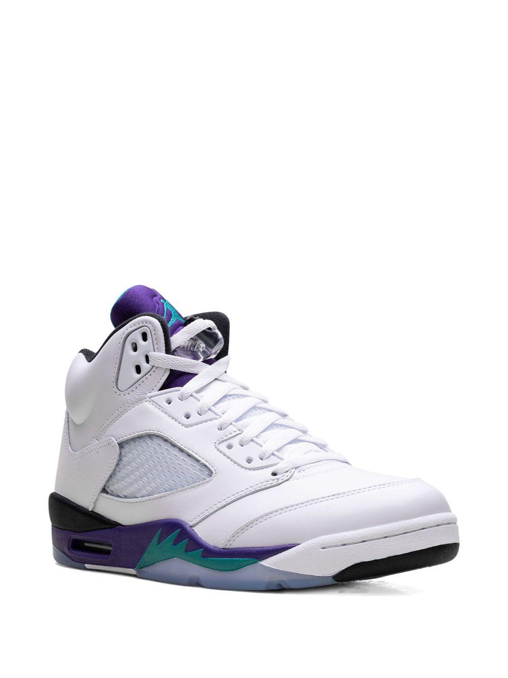 Air Jordan 5 Retro OG "New Emerald/Grape Ice" sneakers Product Image