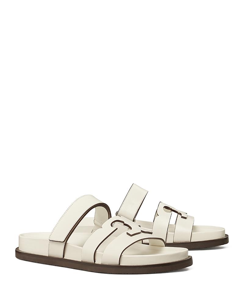 Womens Ines Logo-Detailed Suede Slide Sandals Product Image