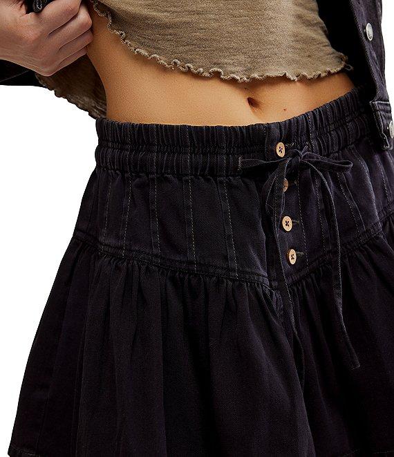 We The Free Free People Roselle High Rise Denim Mini Skirt Product Image