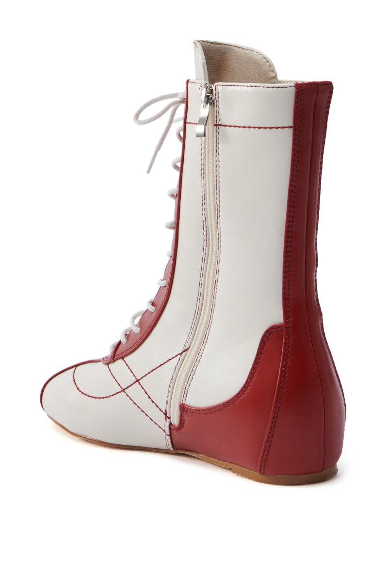 AZALEA WANG PASSER SPORTY FLAT BOOTIE Product Image