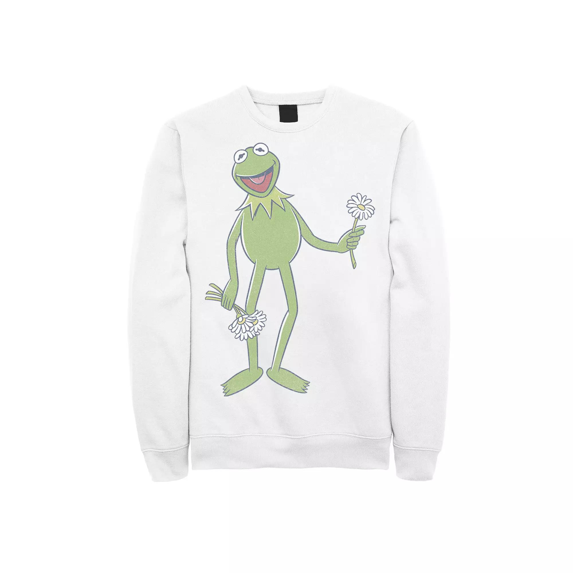 Disney's The Muppets Kermit The Frog Men's Portrait Sweatshirt,  Product Image