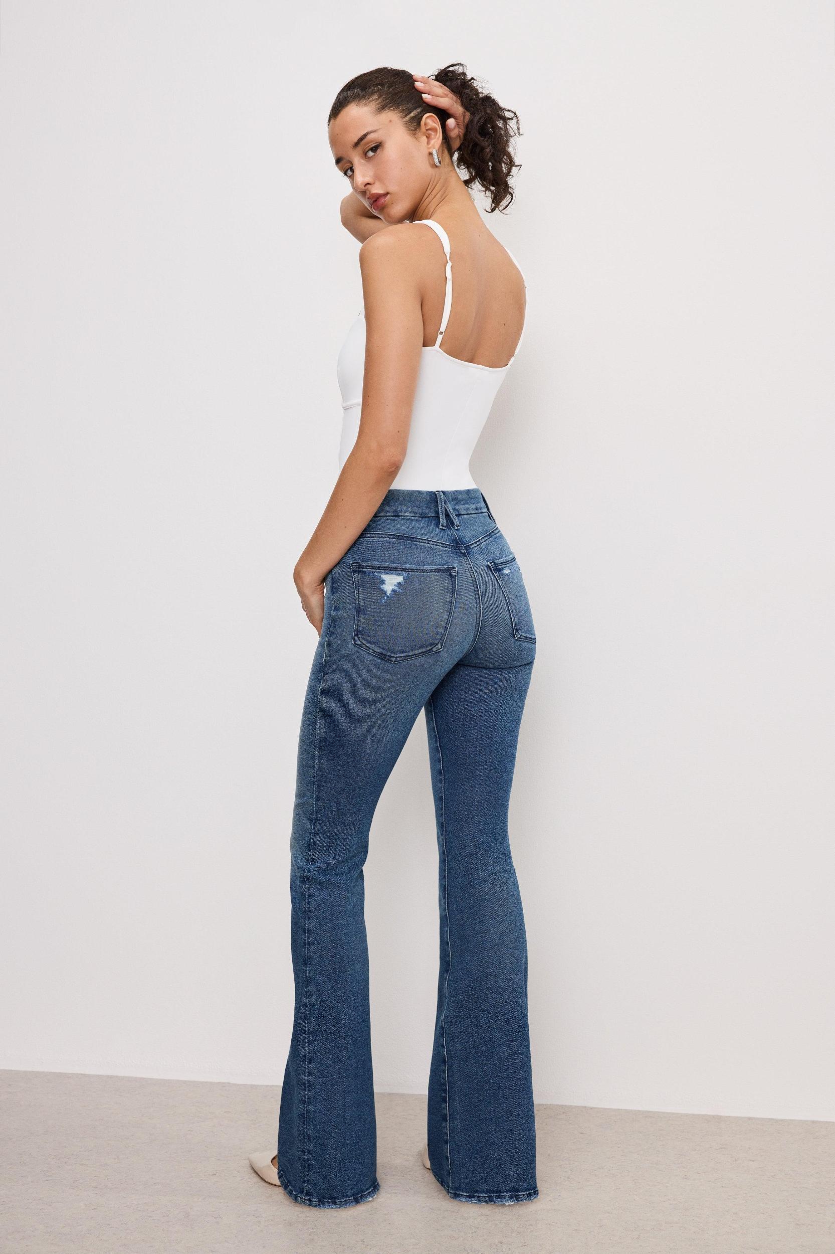 GOOD LEGS FLARE JEANS | INDIGO745 Product Image