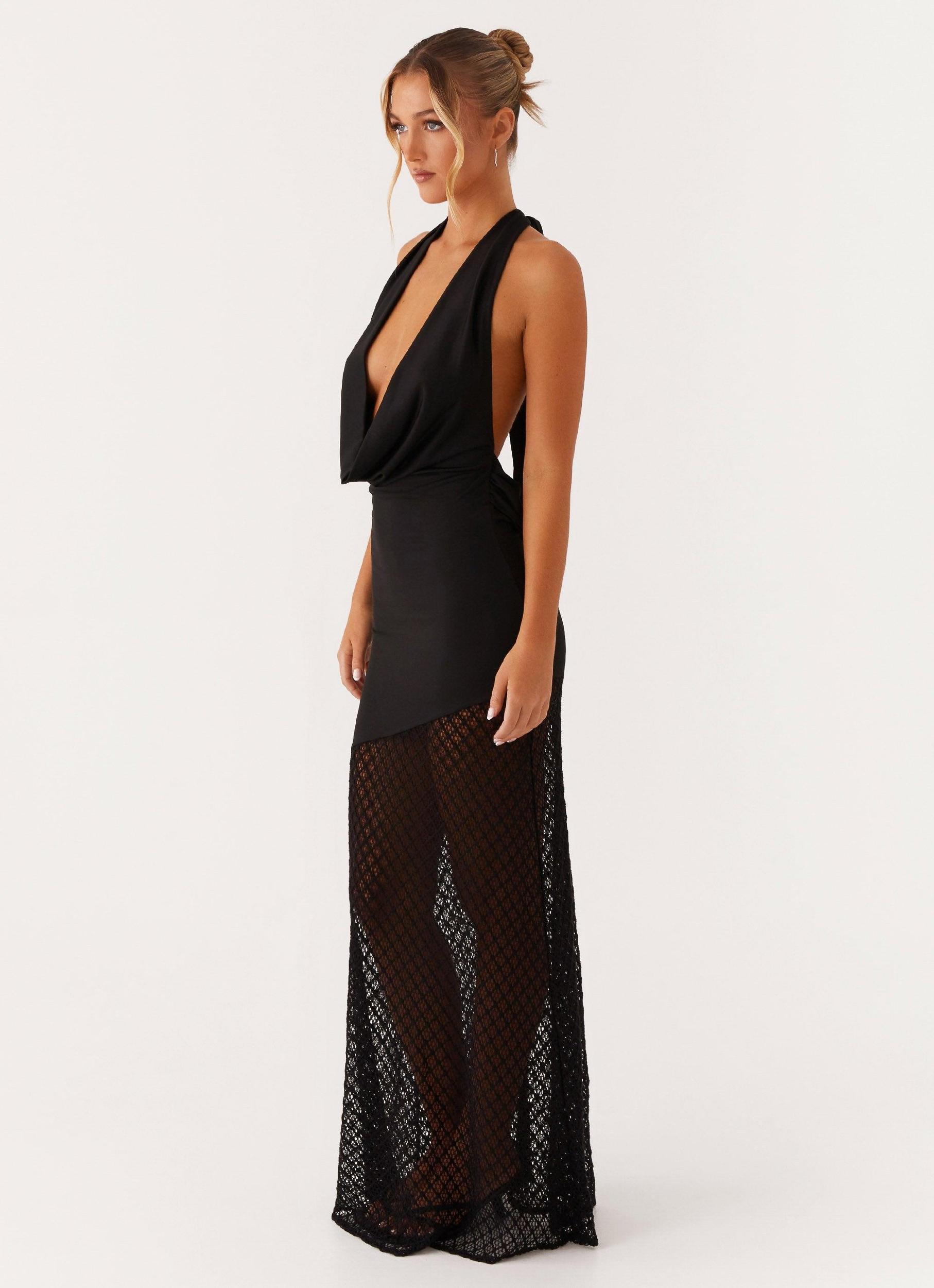 Aaliyah Maxi Dress - Black Product Image