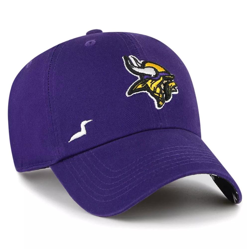 Women's '47 Purple Minnesota Vikings Confetti Icon Clean Up Adjustable Hat Product Image