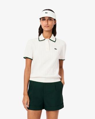 Short Sleeved Polo Collar Golf Sweater Product Image