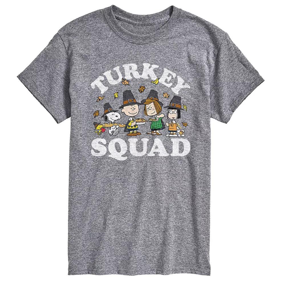 Big & Tall Peanuts Turkey Squad Tee, Men's,  Product Image