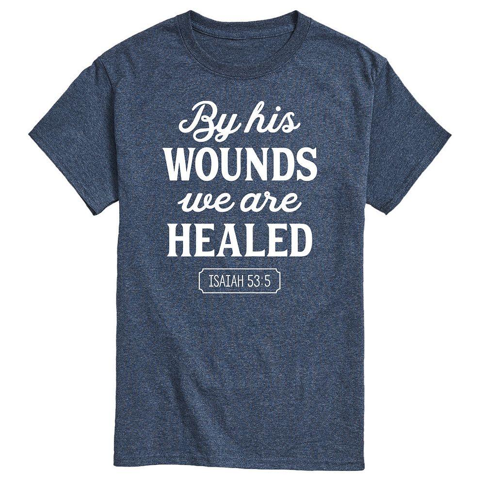 Men's By His Wounds Isaiah Graphic Tee,  Product Image