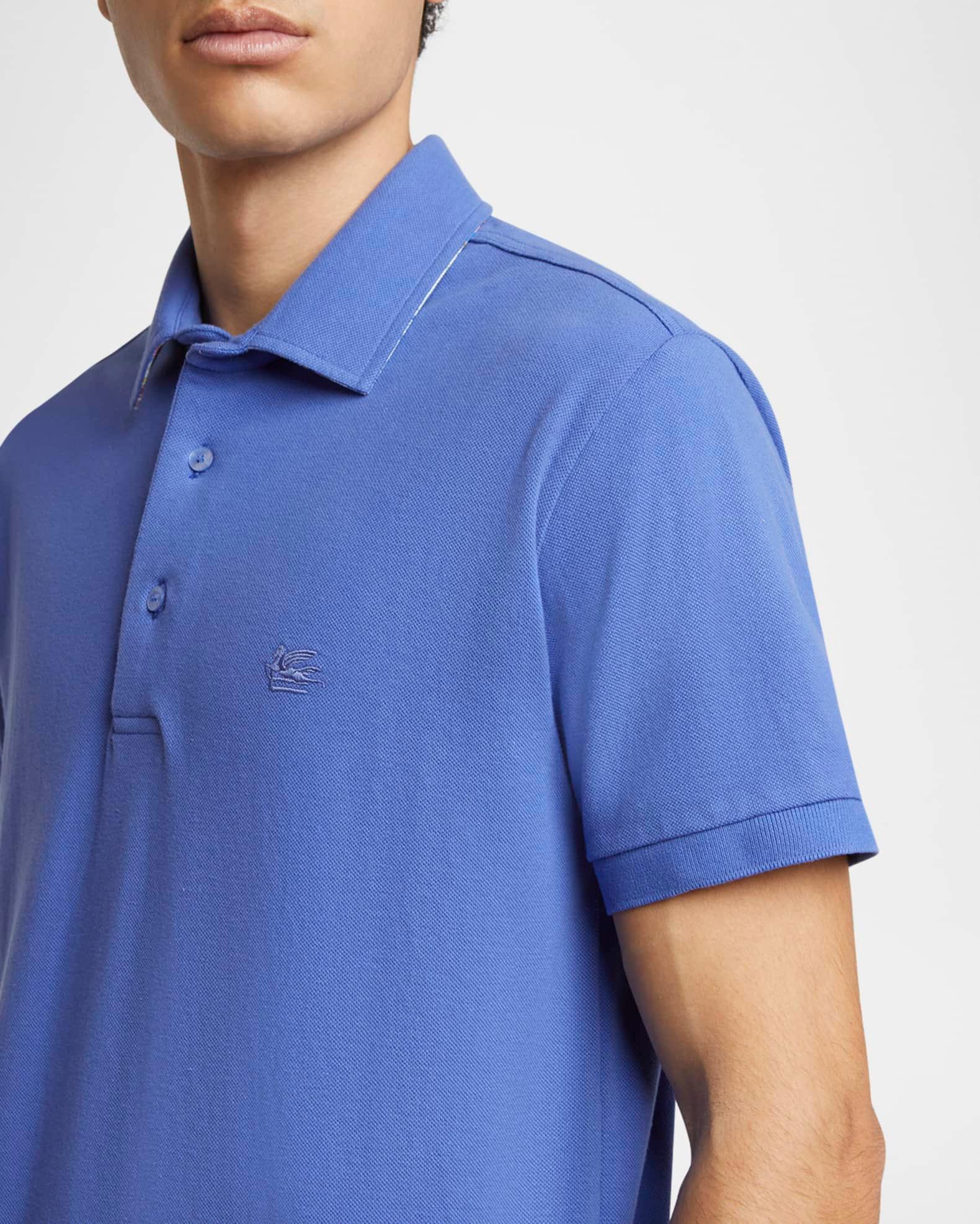 Men's Tipped Pique Polo Shirt Product Image