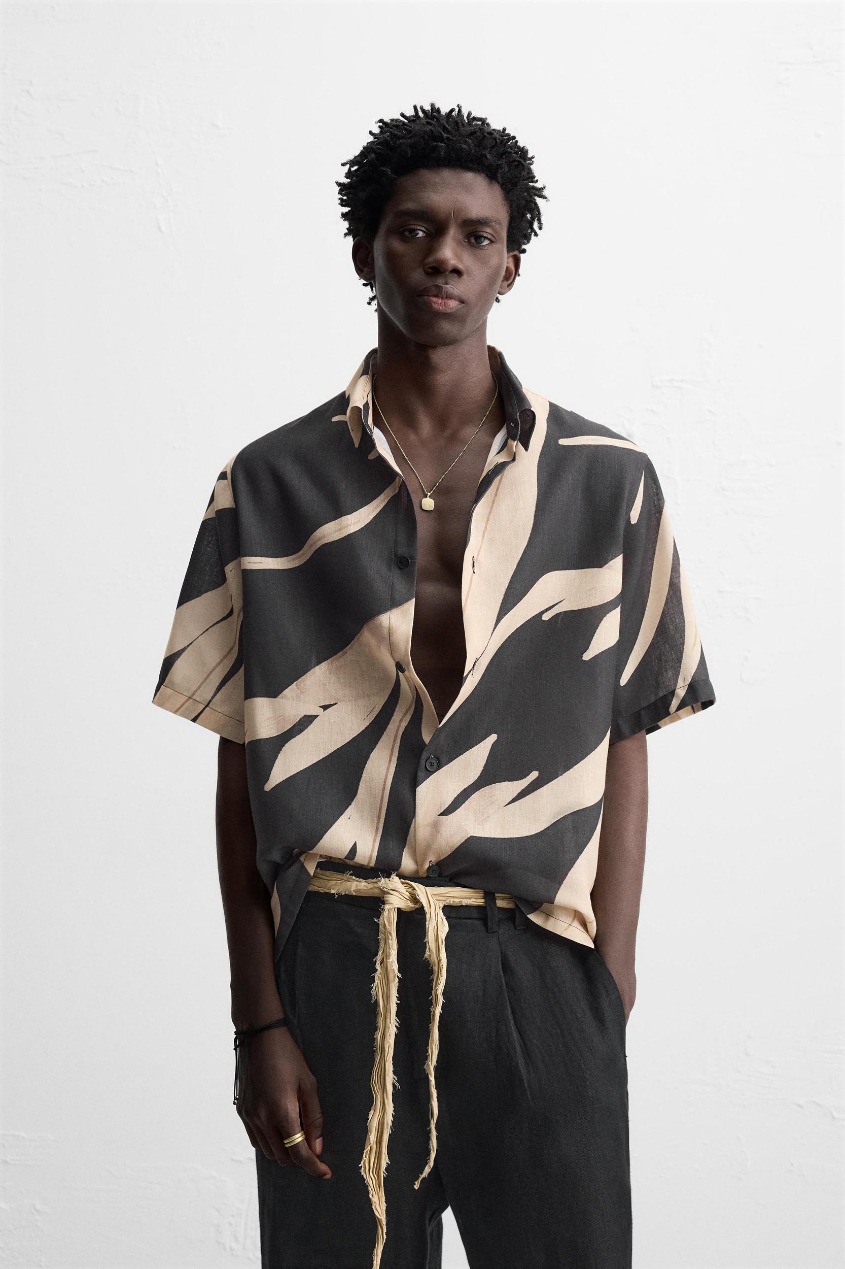 LEAF PRINT SHIRT Product Image