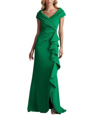 Talise Waterfall Flounce Gown Product Image