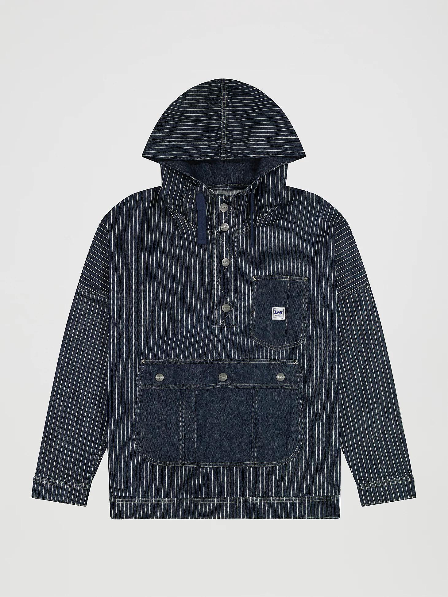 Men's Railroad Stripe Denim Anorak | Men's Tops & Tees | Lee® Product Image