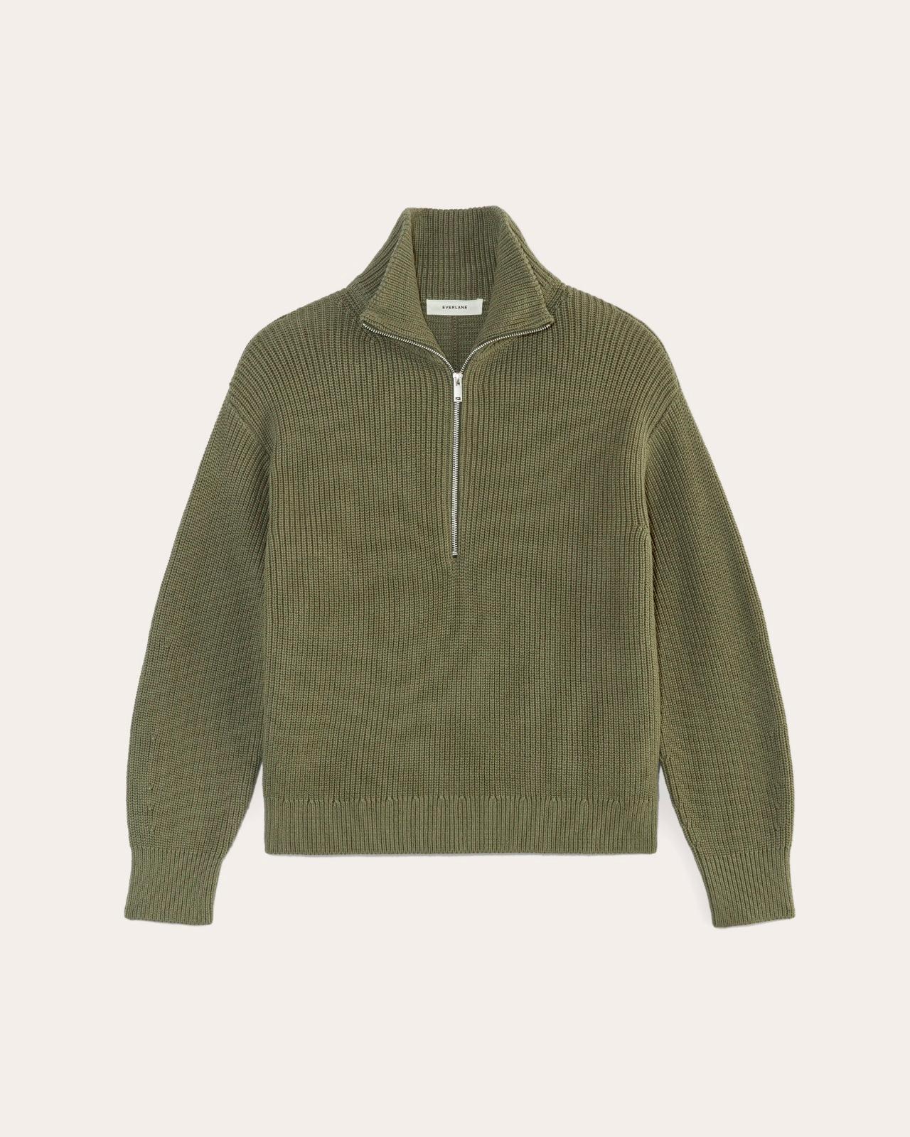 The Half-Zip in Everyday Cotton Product Image
