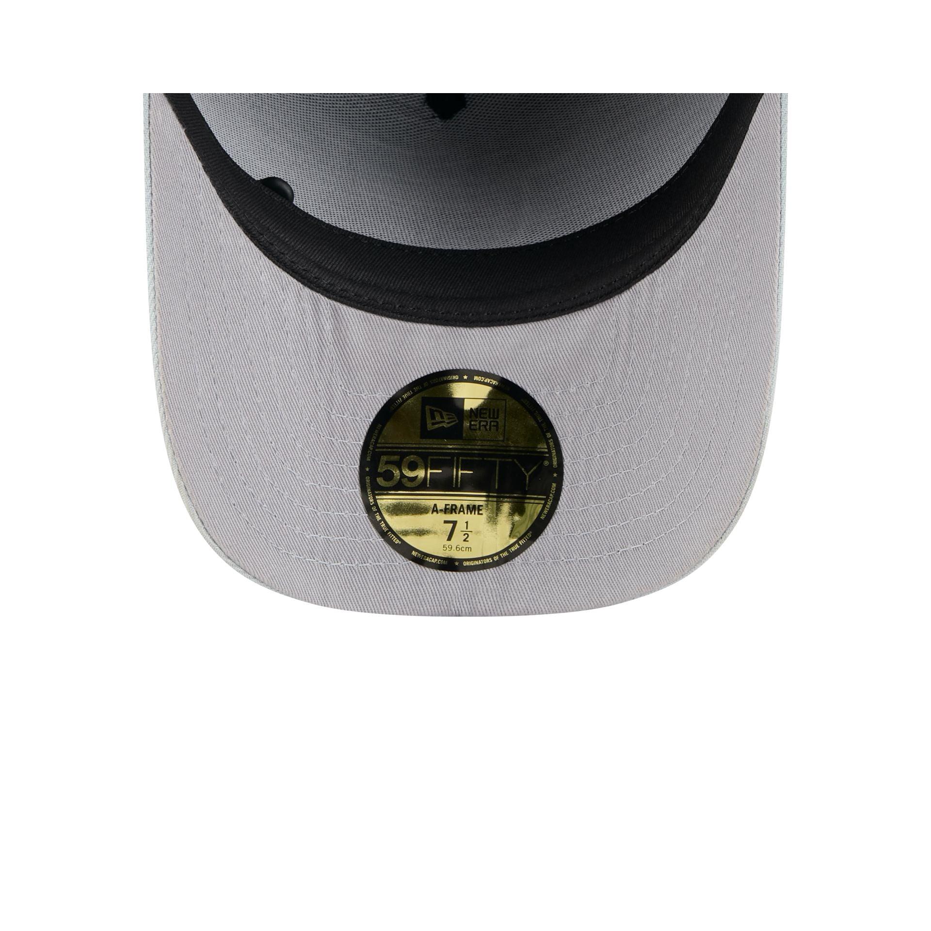 Las Vegas Raiders 2025 Draft Black 59FIFTY A-Frame Fitted Hat Male Product Image