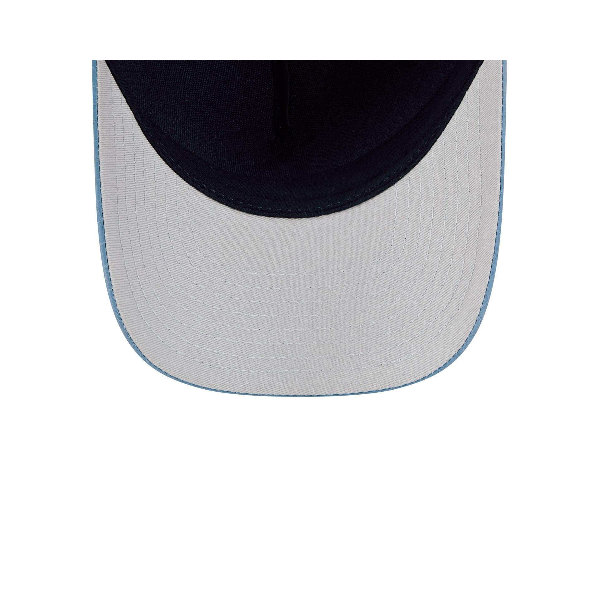 Los Angeles Dodgers Blue Ripstop 9FORTY M-Crown A-Frame Snapback Hat Male Product Image