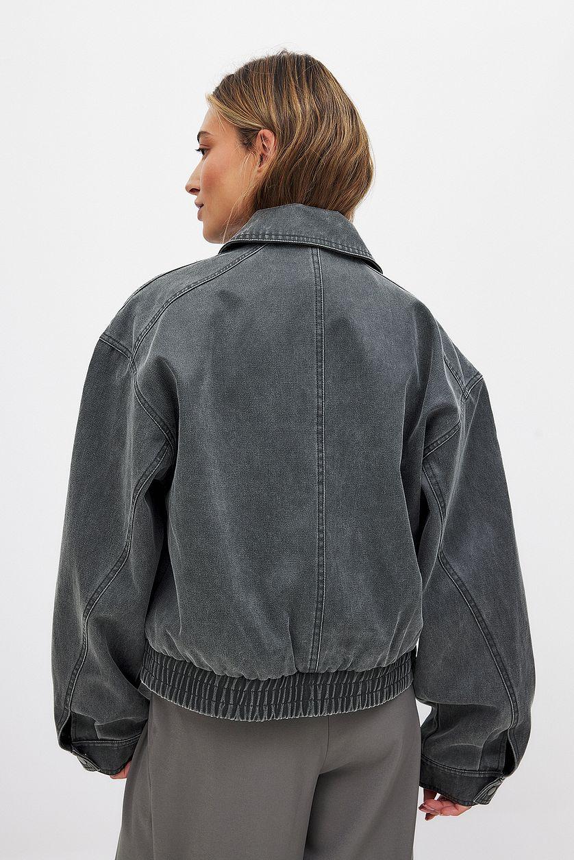 Washed Out Bomber Jacket Product Image