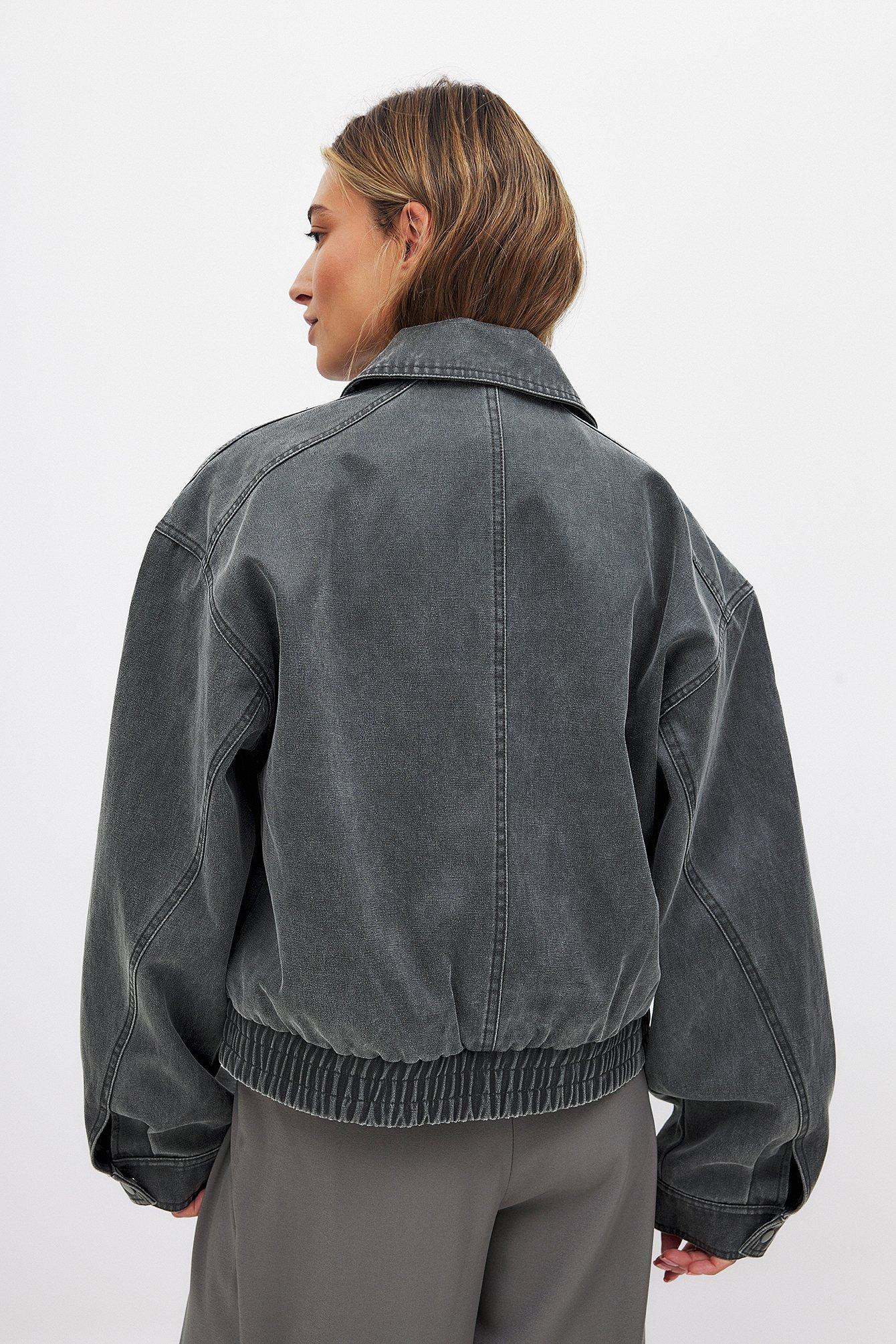 Washed Out Bomber Jacket Product Image