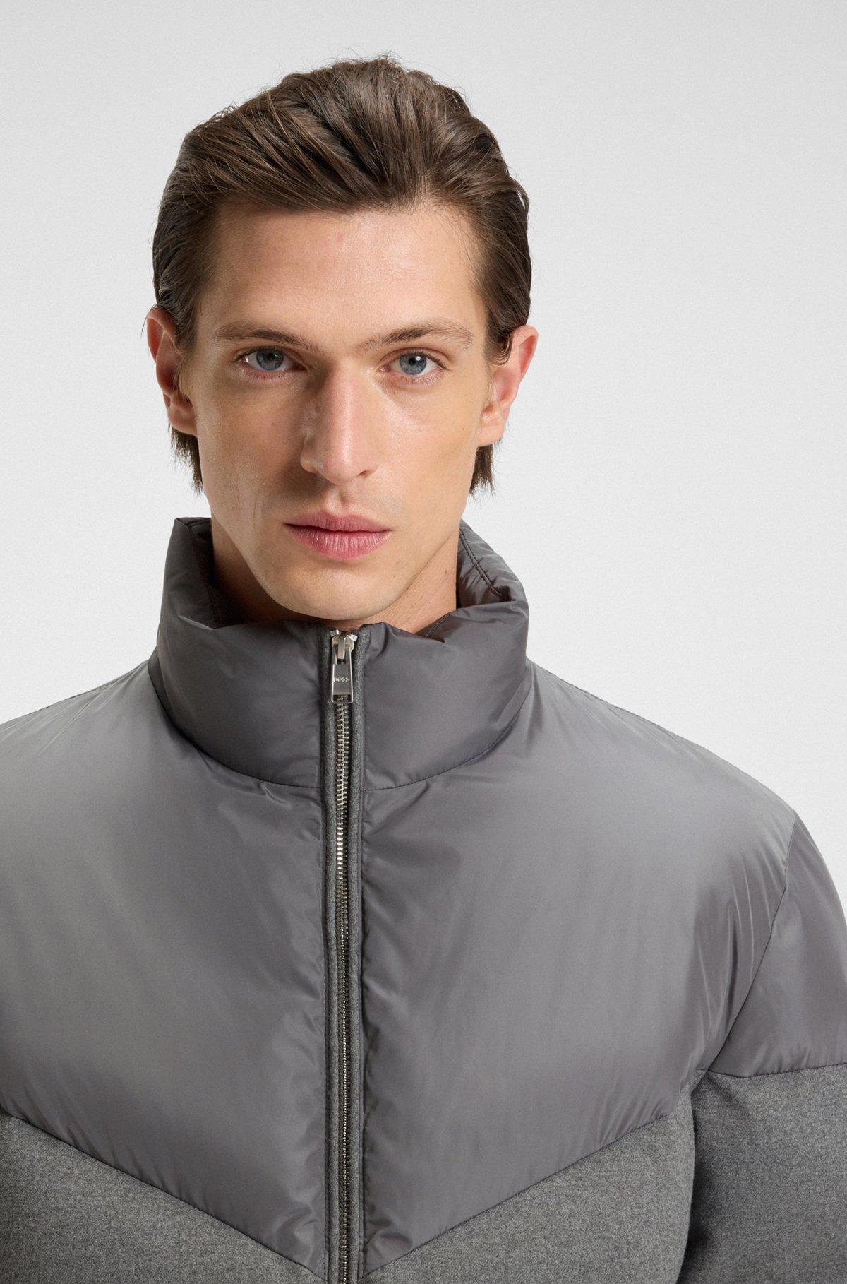 Waterproof jacket in brushed flannel Product Image