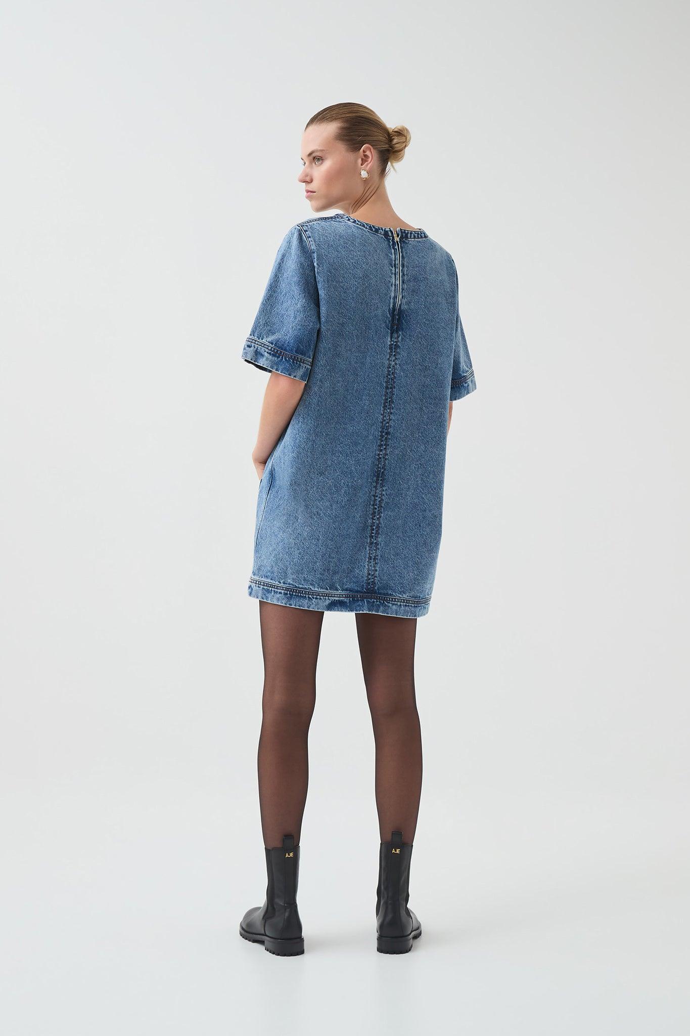 Blues Denim Tee Dress Product Image
