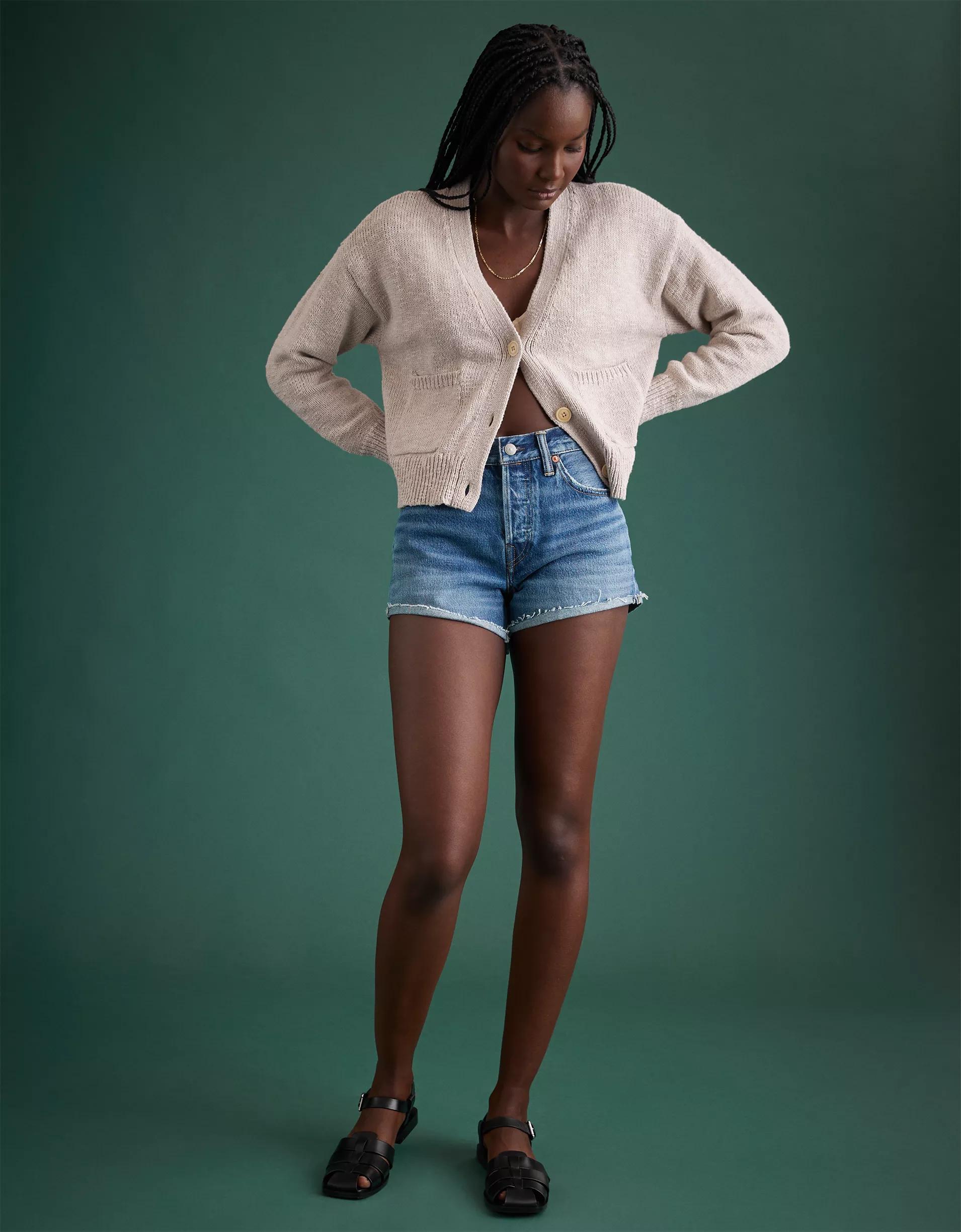 AE77 Premium Classic Denim Short Product Image