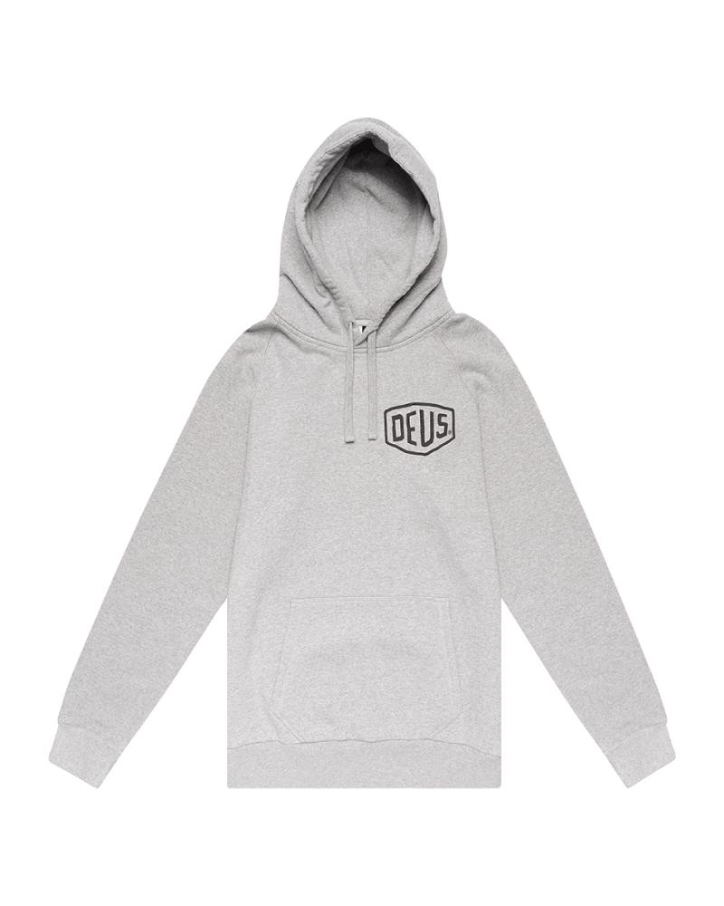 Tokyo Address Hoodie - Grey Marle Product Image