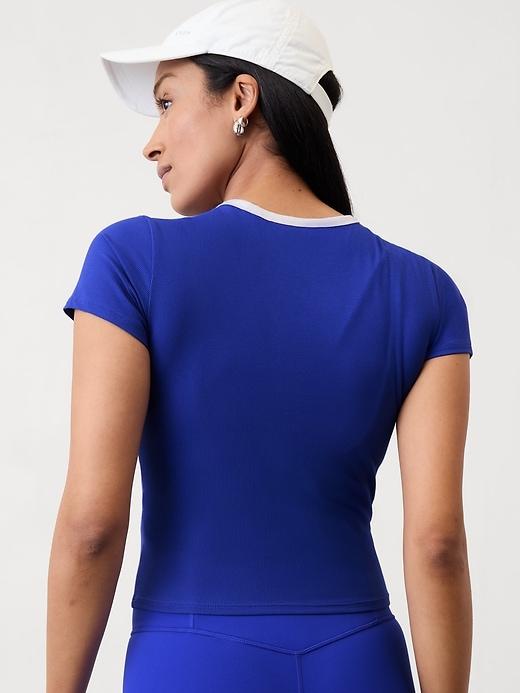 Signature Rib Crop Tee Product Image