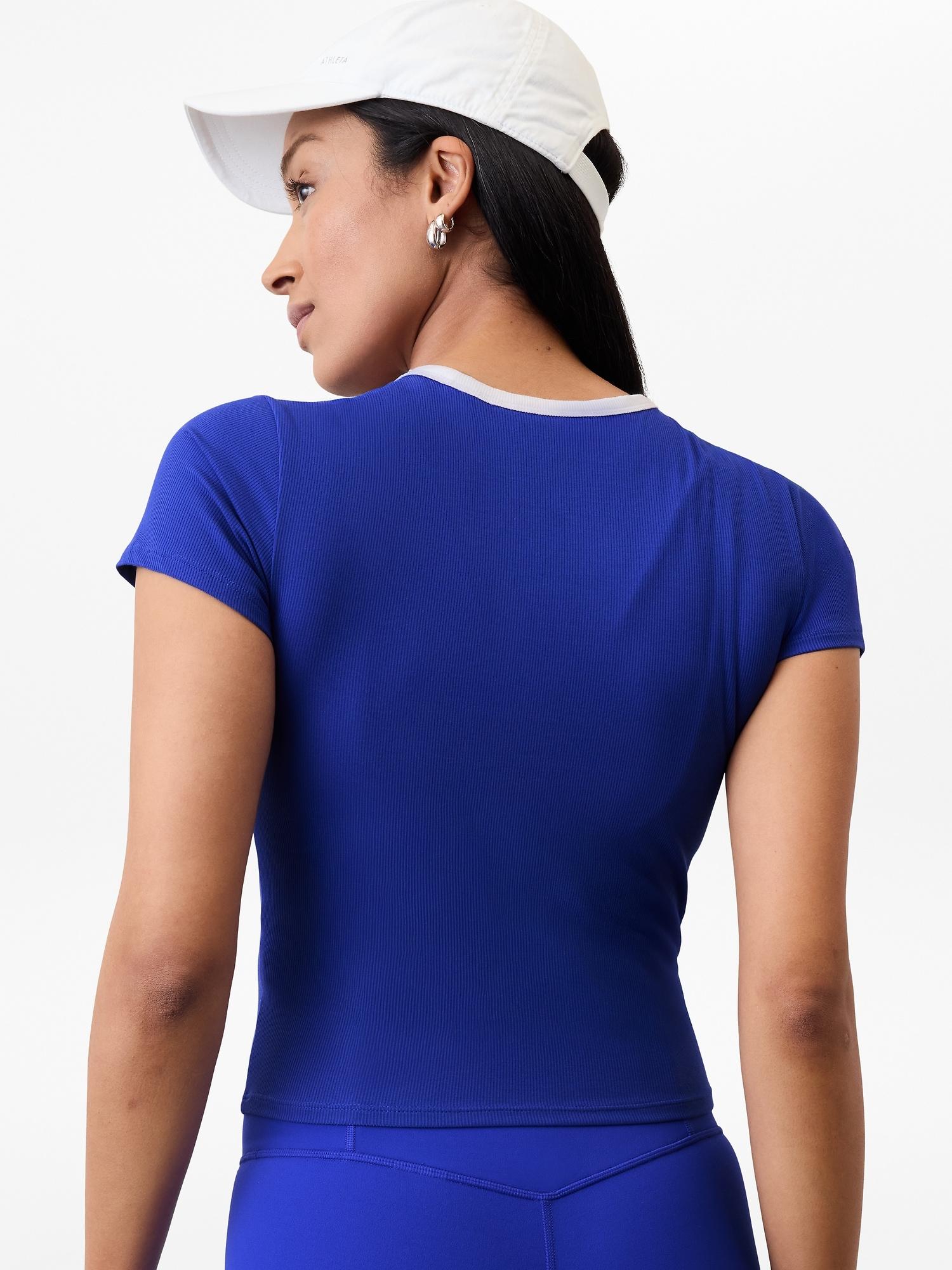 Signature Rib Crop Tee Product Image