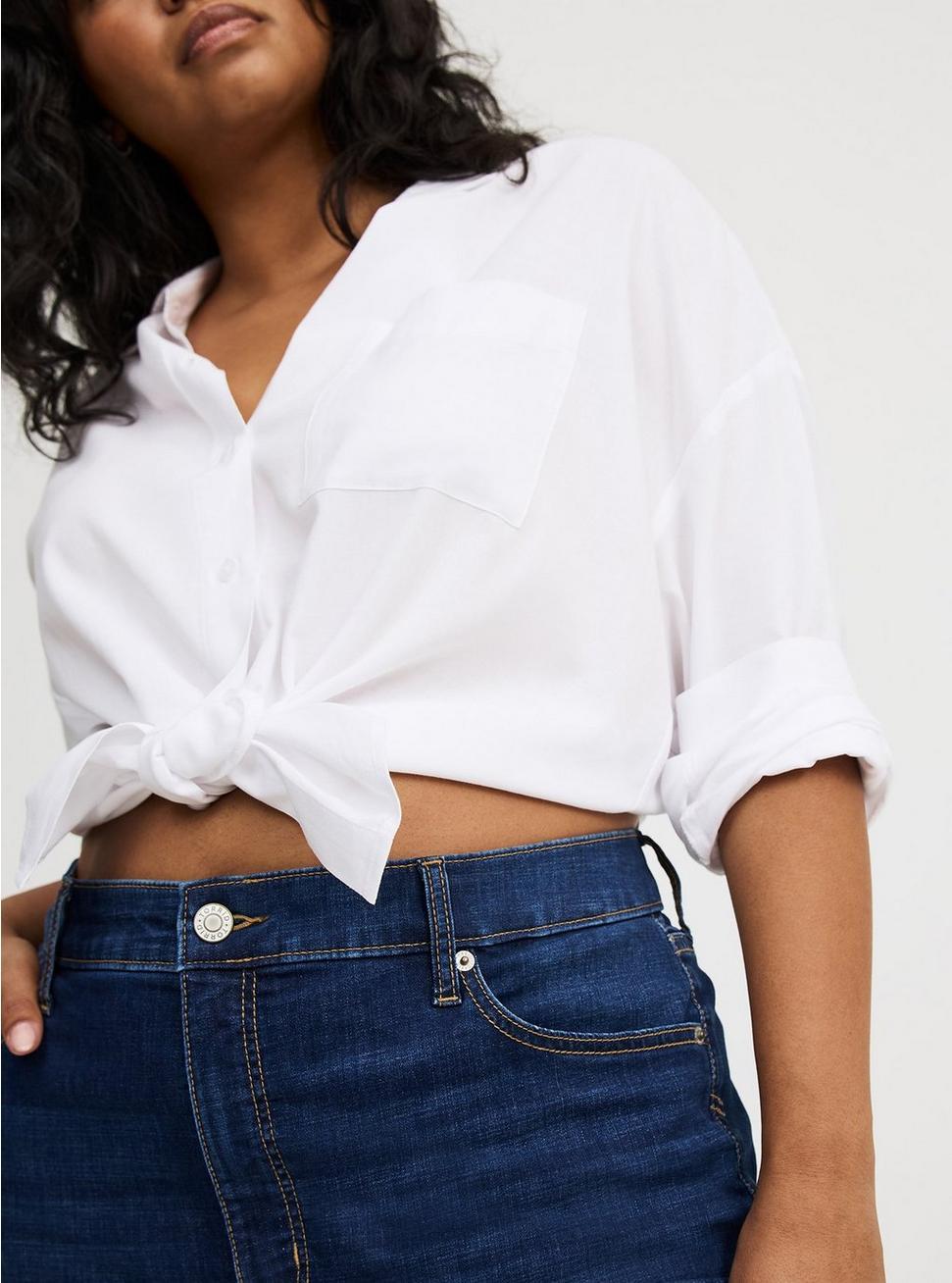 Perfect High-Rise Bermuda Jean Short Product Image