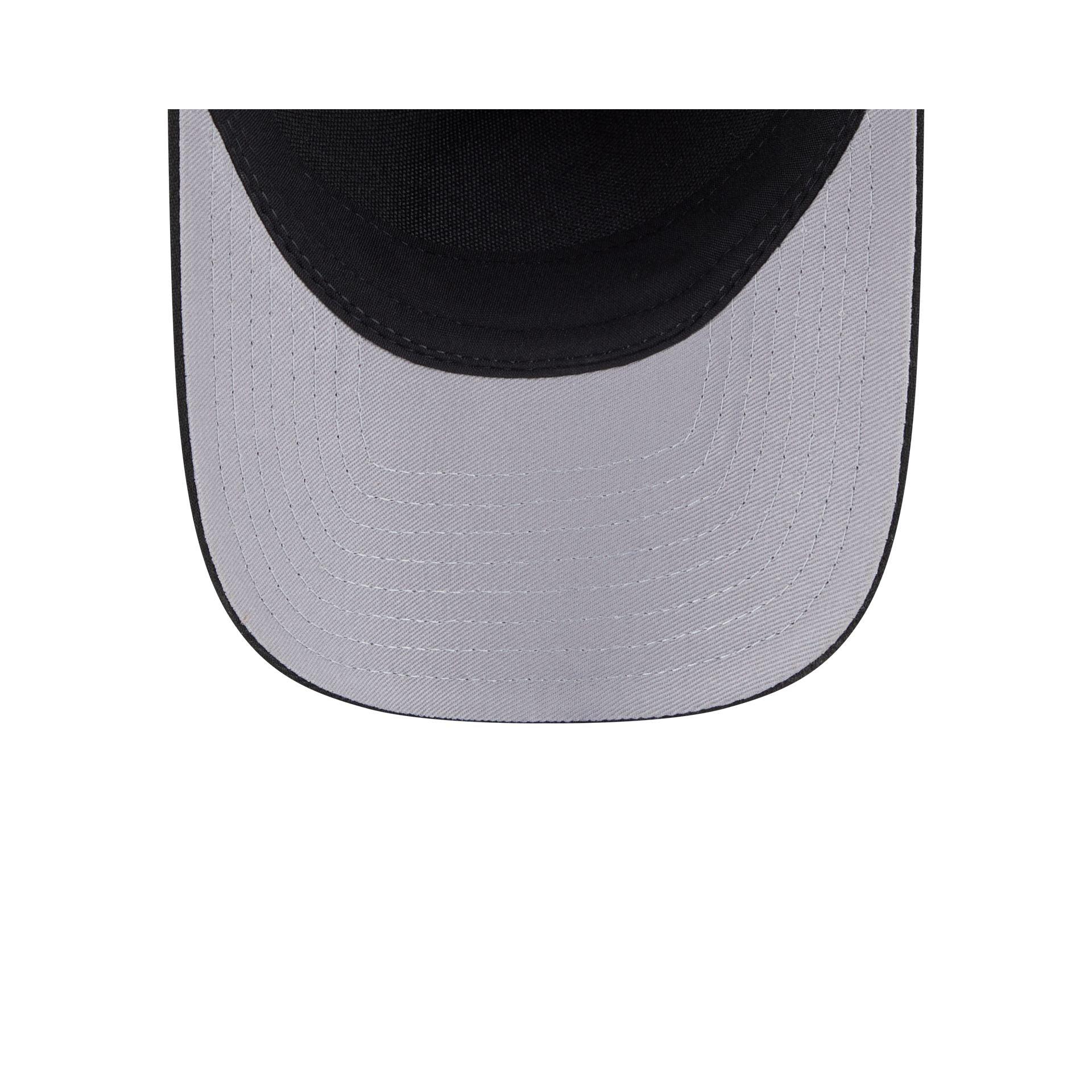 Minnesota Vikings Black & White 9FORTY M-Crown A-Frame Snapback Hat Male Product Image