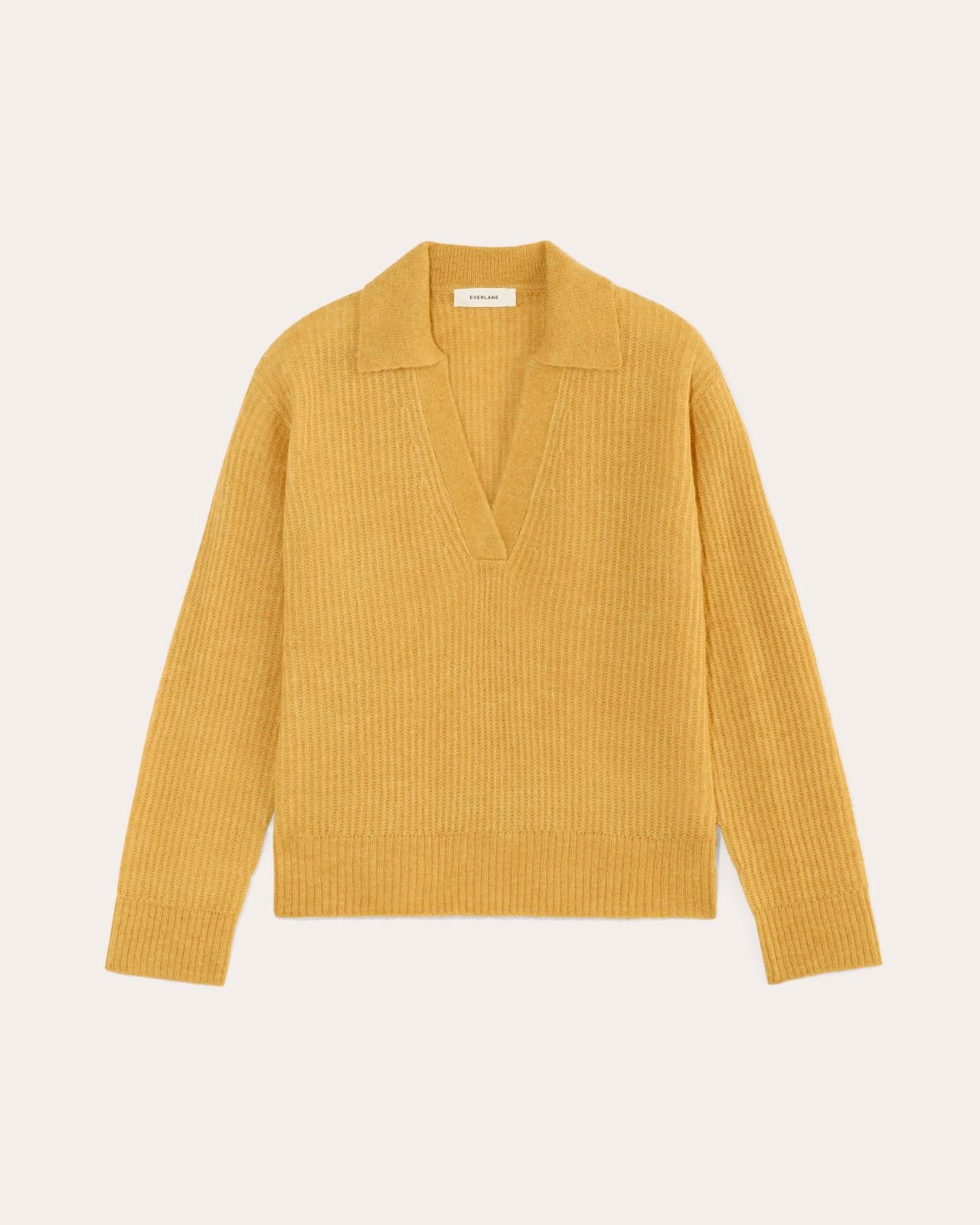 The Oversized Polo in Alpaca Product Image