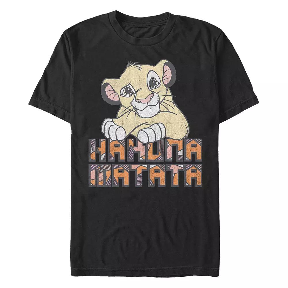 Disney's The Lion King Cub Simba Hakuna Matata Men's Graphic Tee,  Product Image