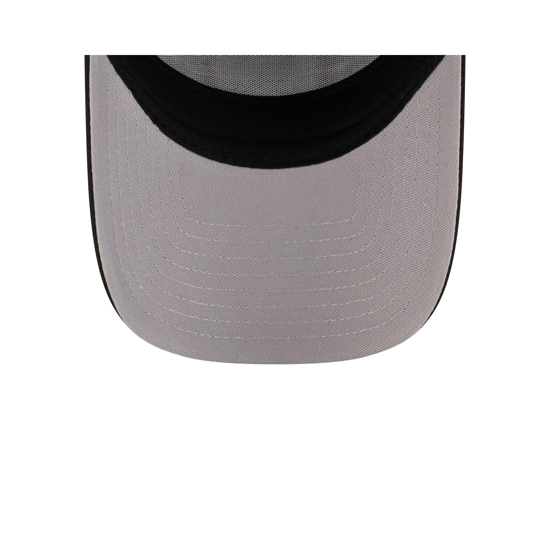 Hub City Spartanburgers Navy Satin 9FORTY A-Frame Snapback Hat Male Product Image