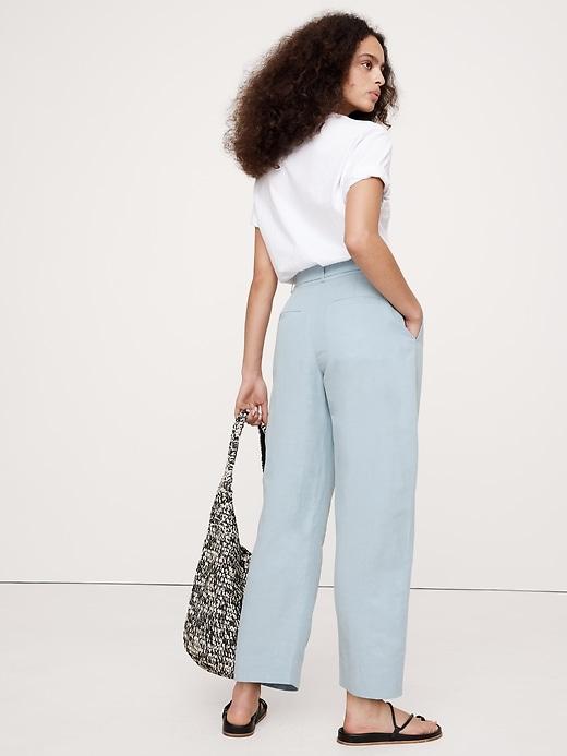 High-Rise Barrel Tencel™-Linen Pant Product Image