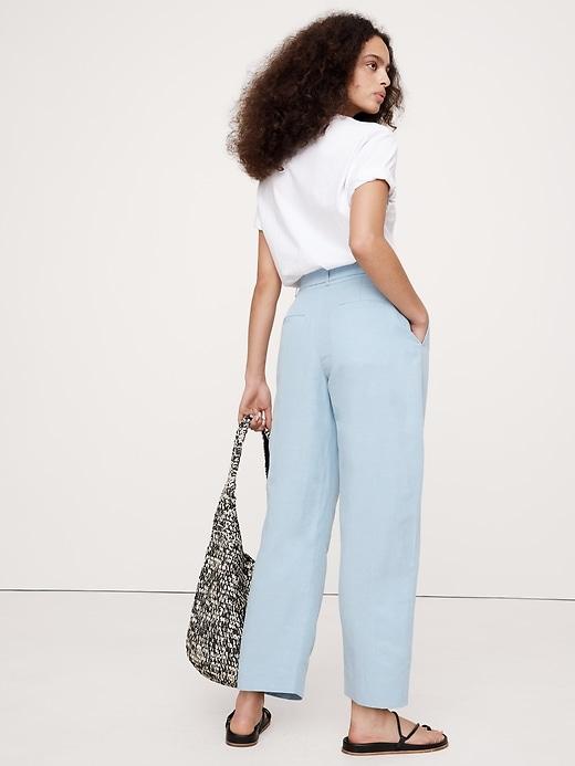 High-Rise Barrel Tencel™-Linen Pant Product Image