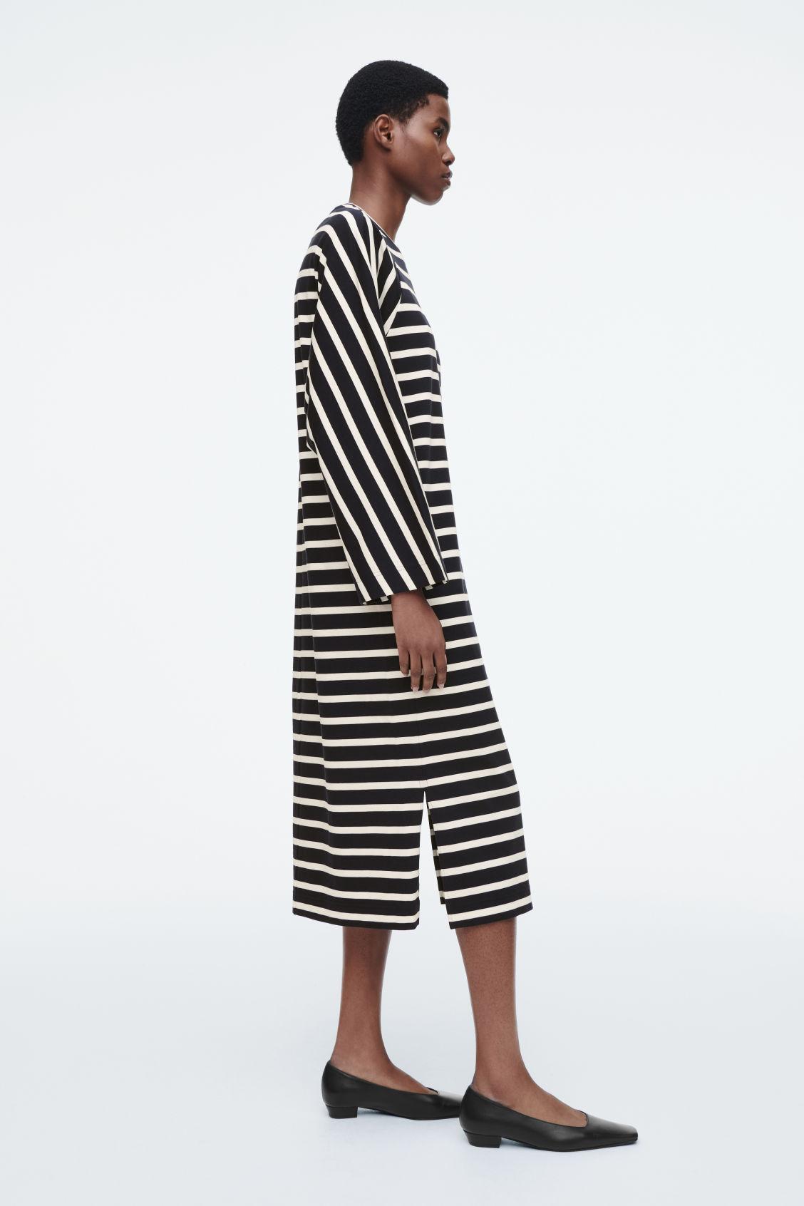 JERSEY MIDI COLUMN DRESS Product Image