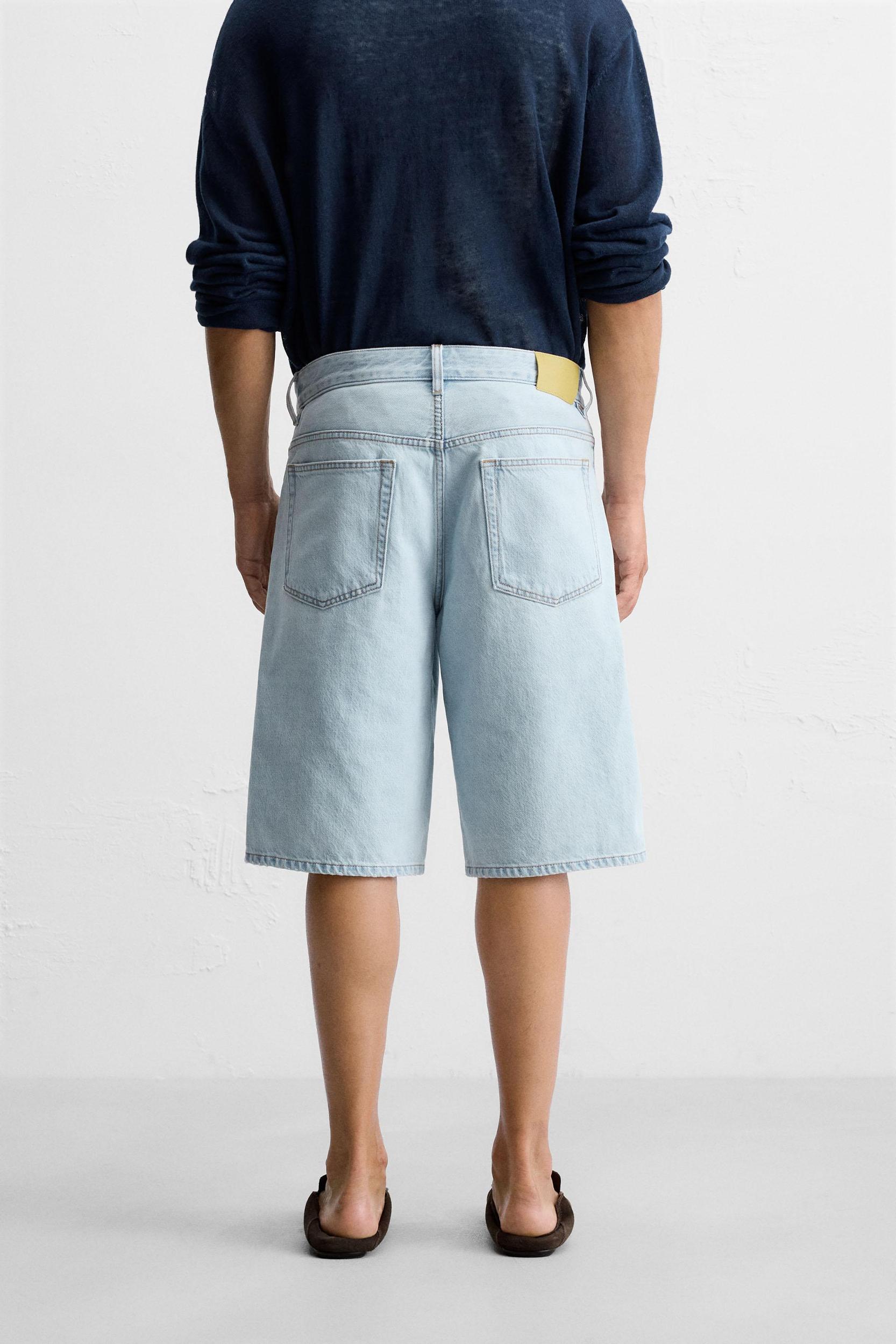 BAGGY FIT DENIM SHORTS Product Image