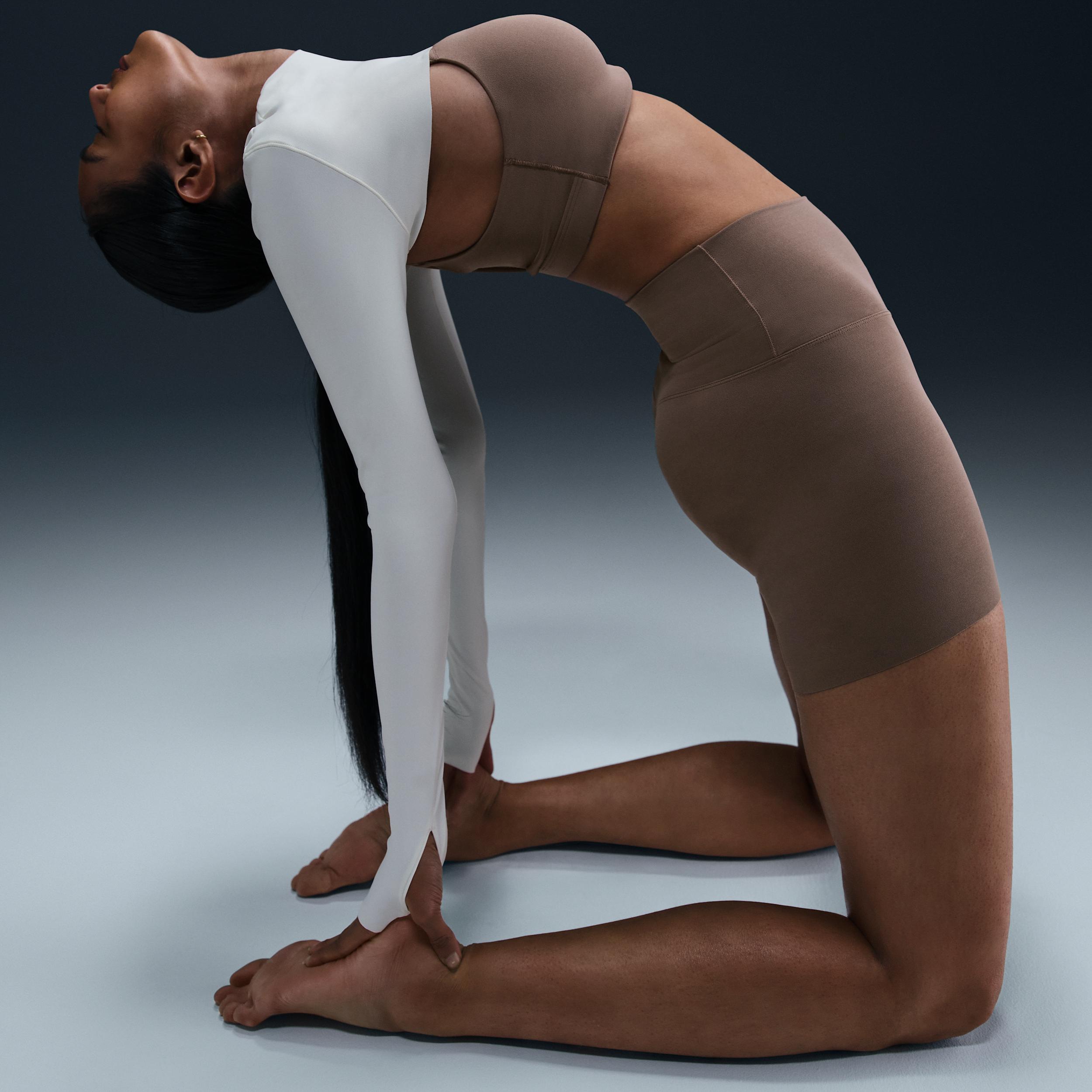 Nike Women's Zenvy Dri-FIT Long-Sleeve Shrug Top Product Image