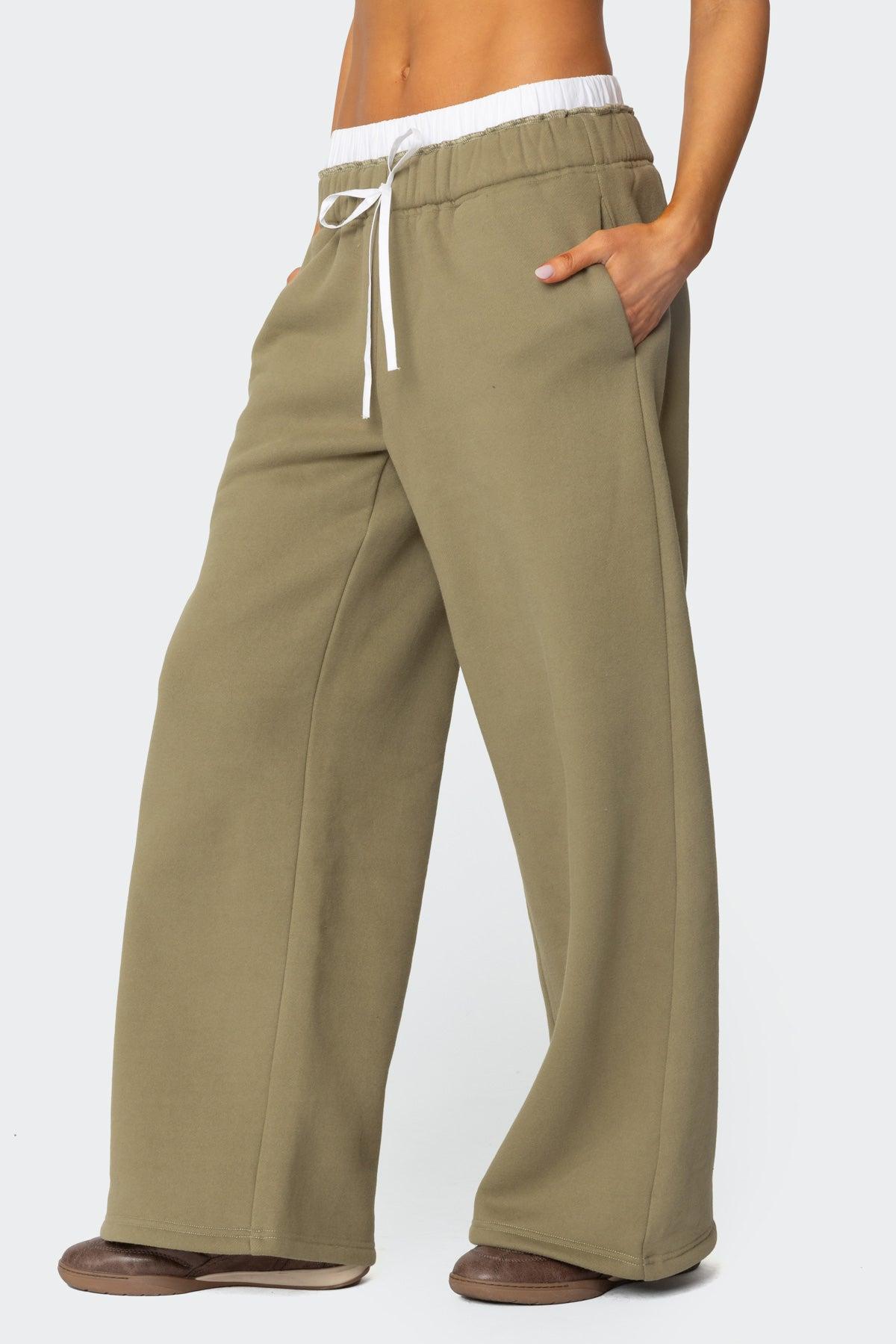 Drawstring Boxer Detail Sweatpants Product Image